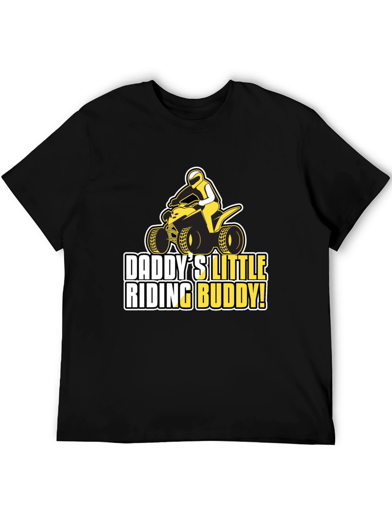 Daddys Little Riding Buddy T-Shirt - ATV Design
