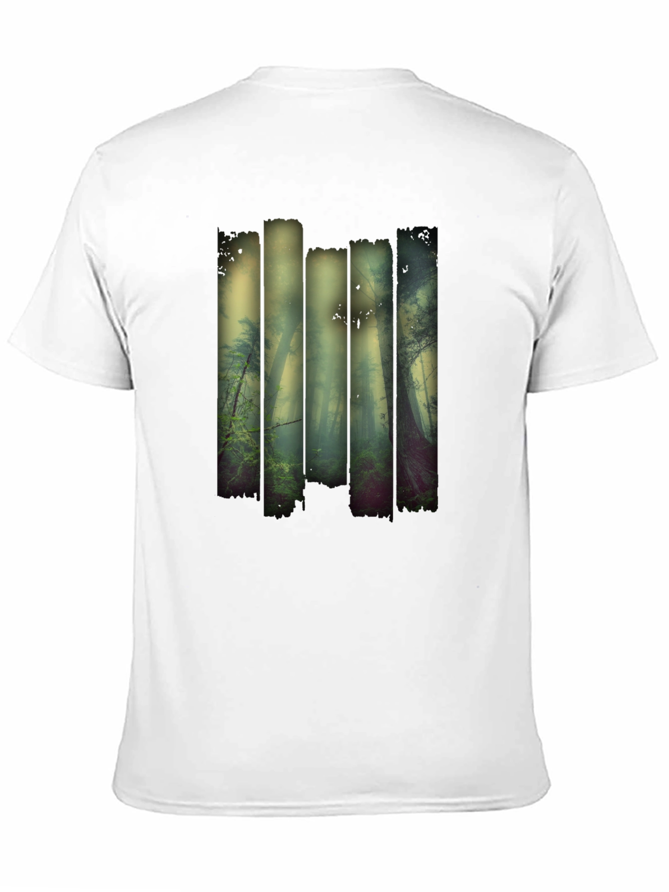 Forest Graphic Print Crew Neck T-Shirt