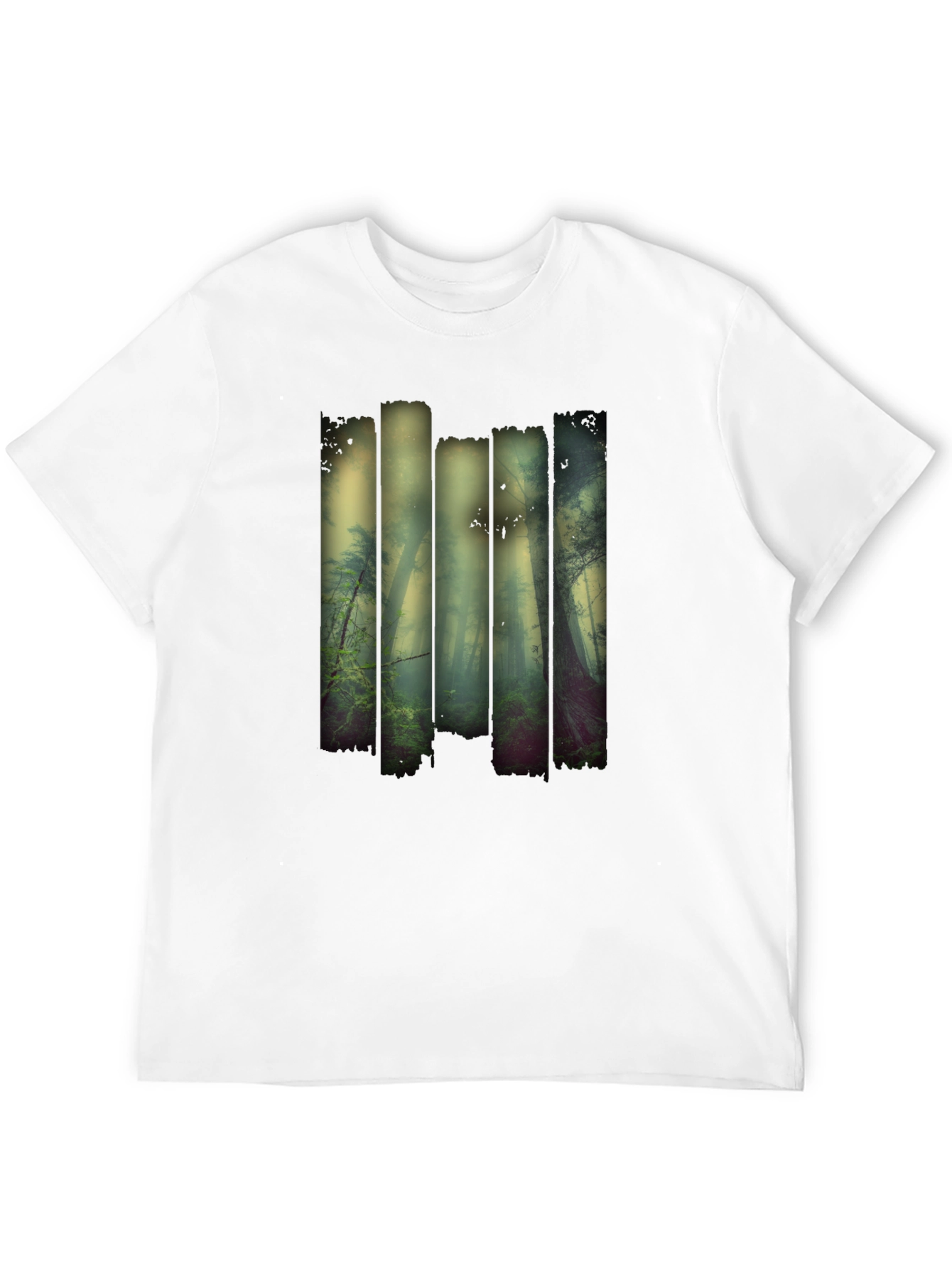 Forest Graphic Print Crew Neck T-Shirt