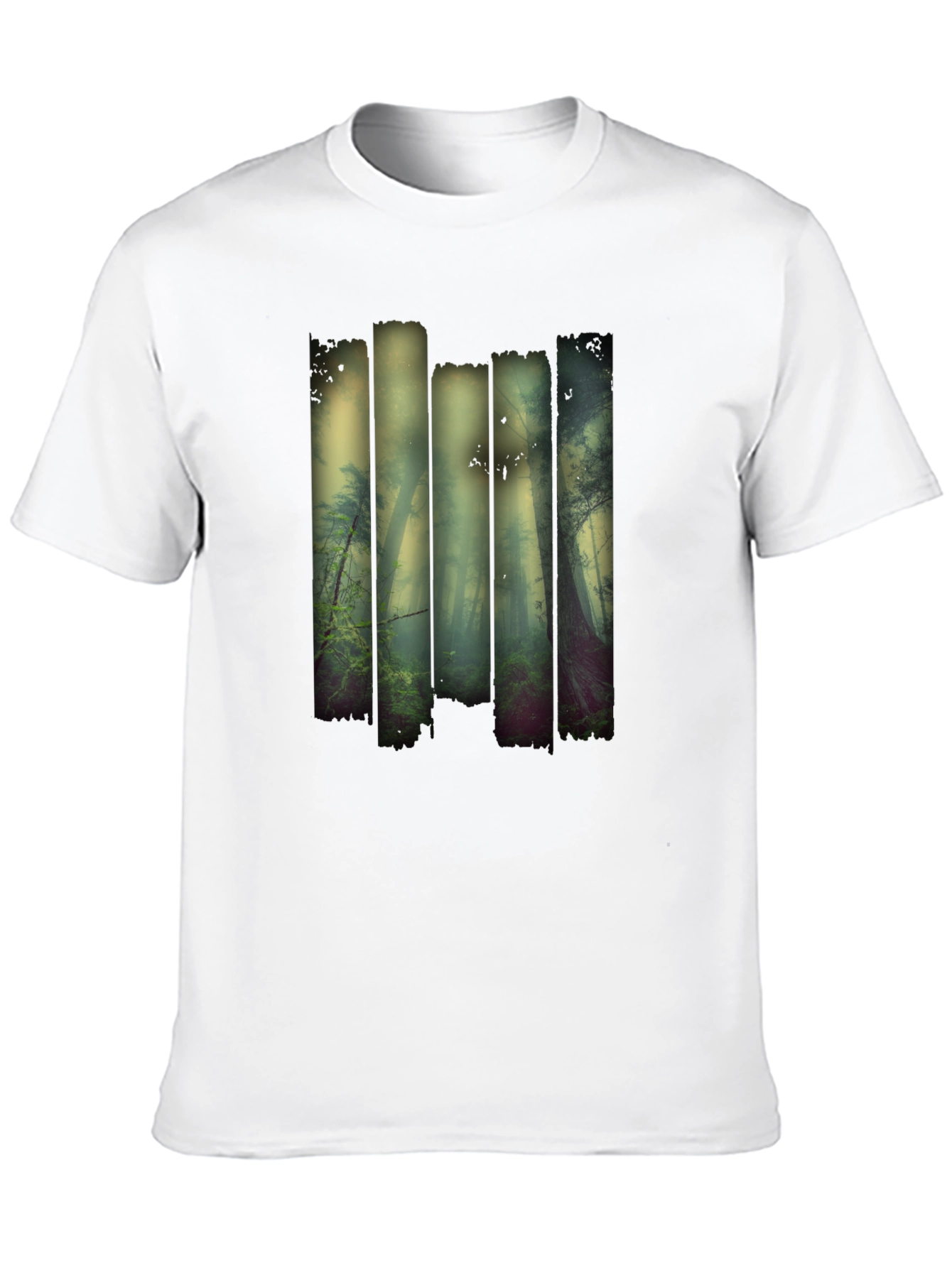 Forest Graphic Print Crew Neck T-Shirt
