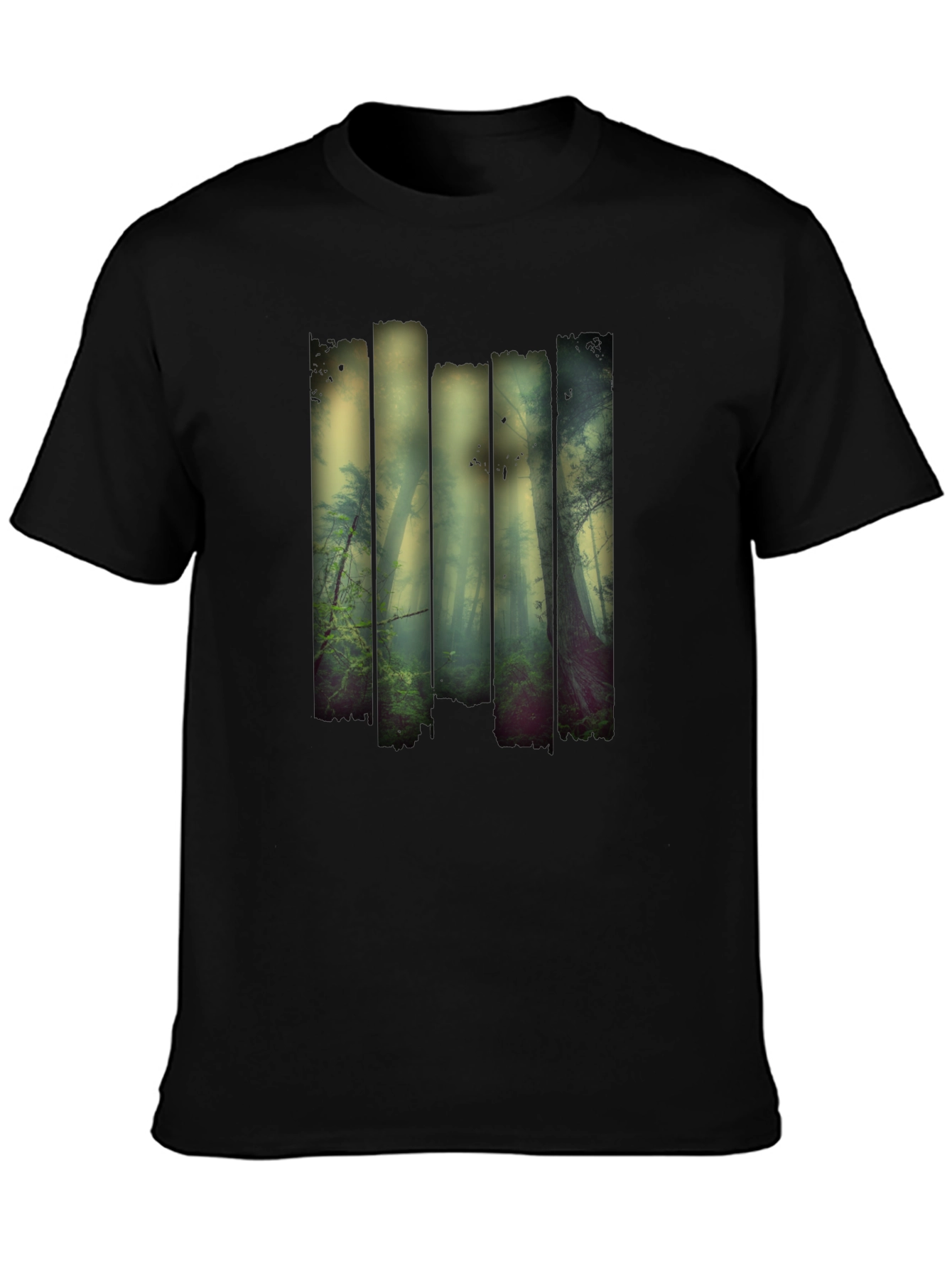 Forest Graphic Print Crew Neck T-Shirt