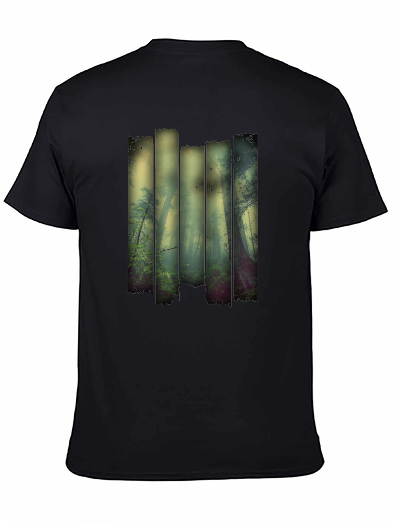 Forest Graphic Print Crew Neck T-Shirt