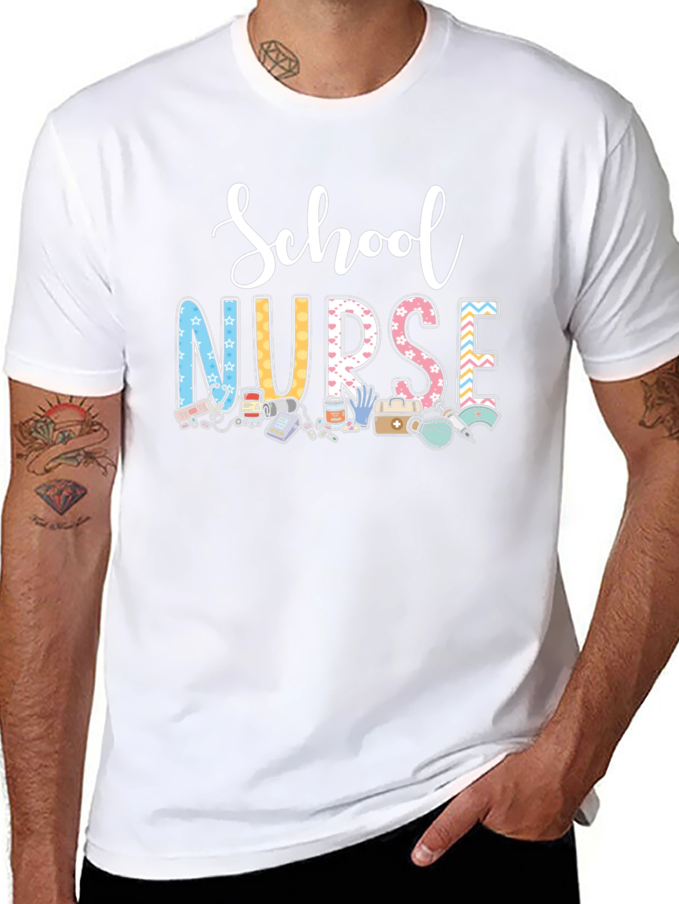 School Nurse Graphic Tee