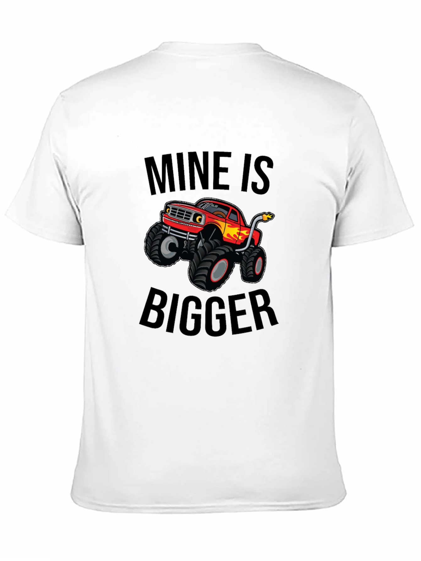 Mine is Bigger Monster Truck Graphic Tee