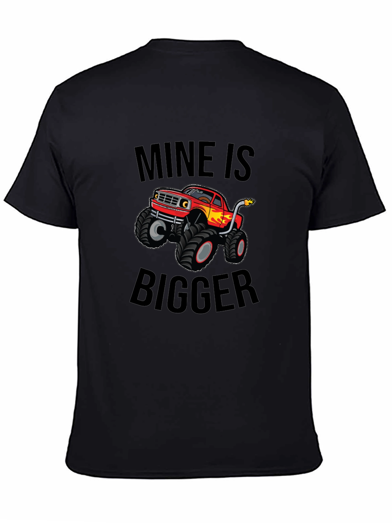 Mine is Bigger Monster Truck Graphic Tee
