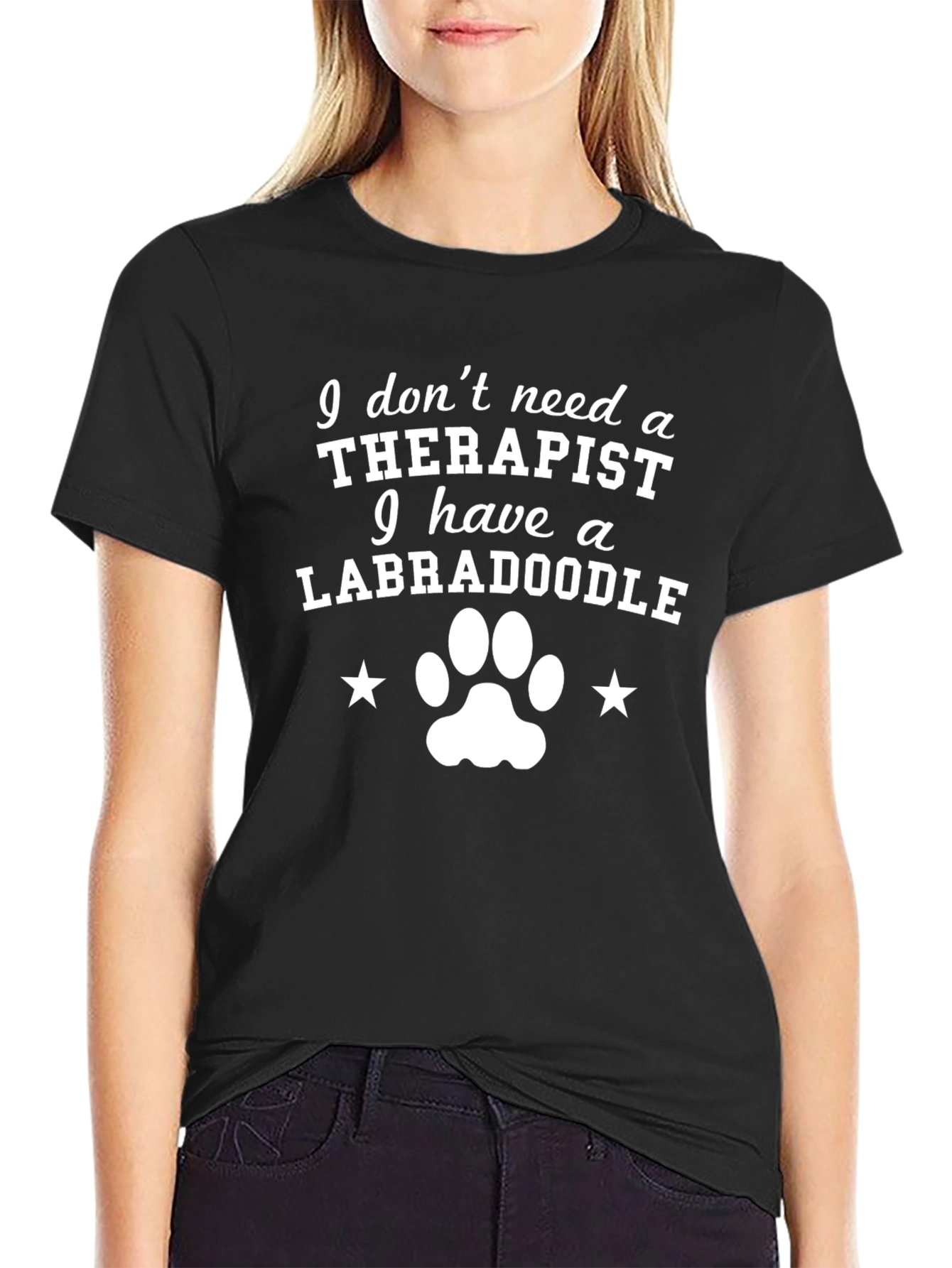 Labradoodle Therapist T-Shirt - Dog Lover Tee