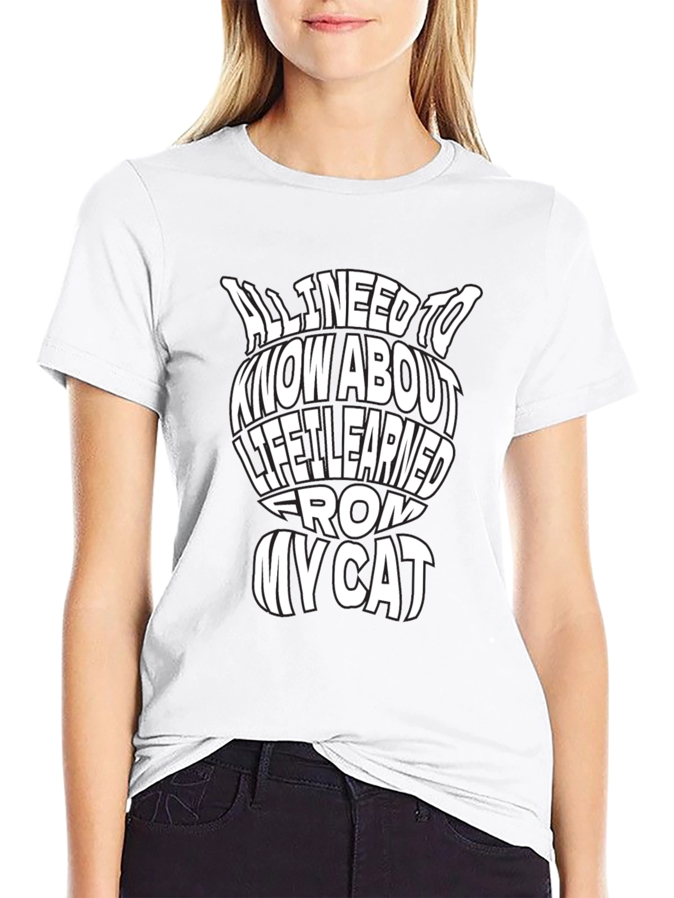 Funny Cat Lover T-Shirt - Life Lessons Tee