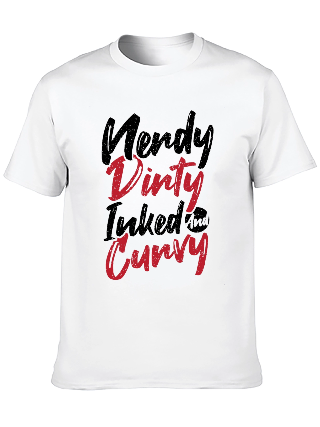 Nerdy Dirty Inked Curvy T-Shirt