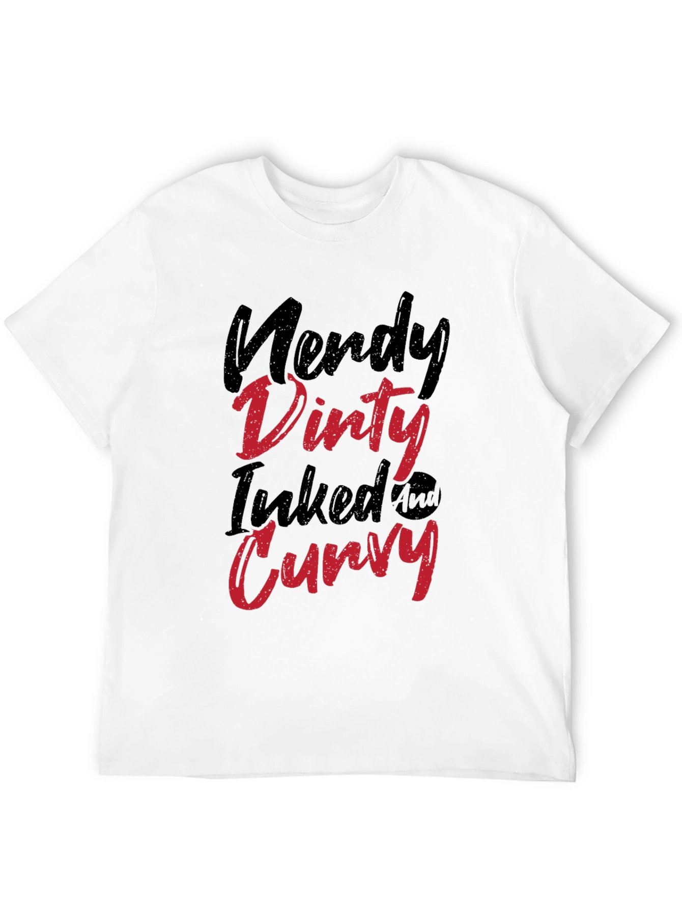 Nerdy Dirty Inked Curvy T-Shirt