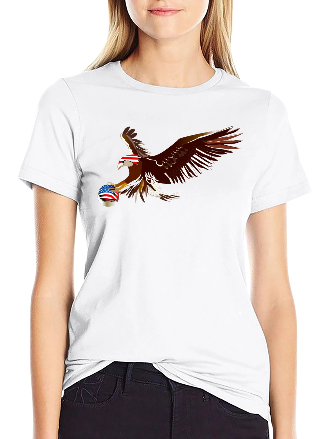 American Eagle Baseball T-Shirt