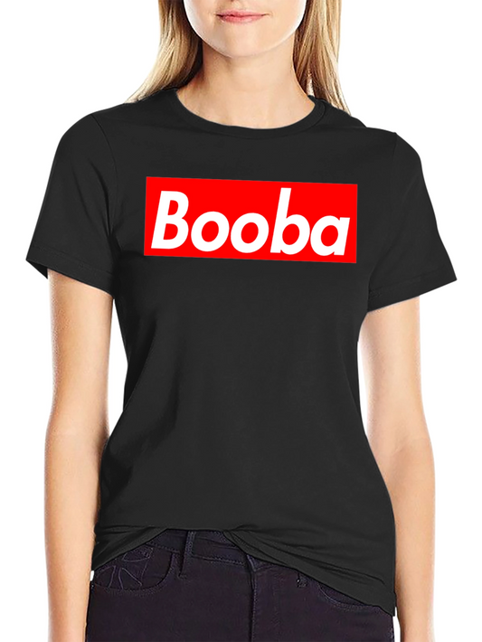 Booba Red Box Logo Black T-Shirt