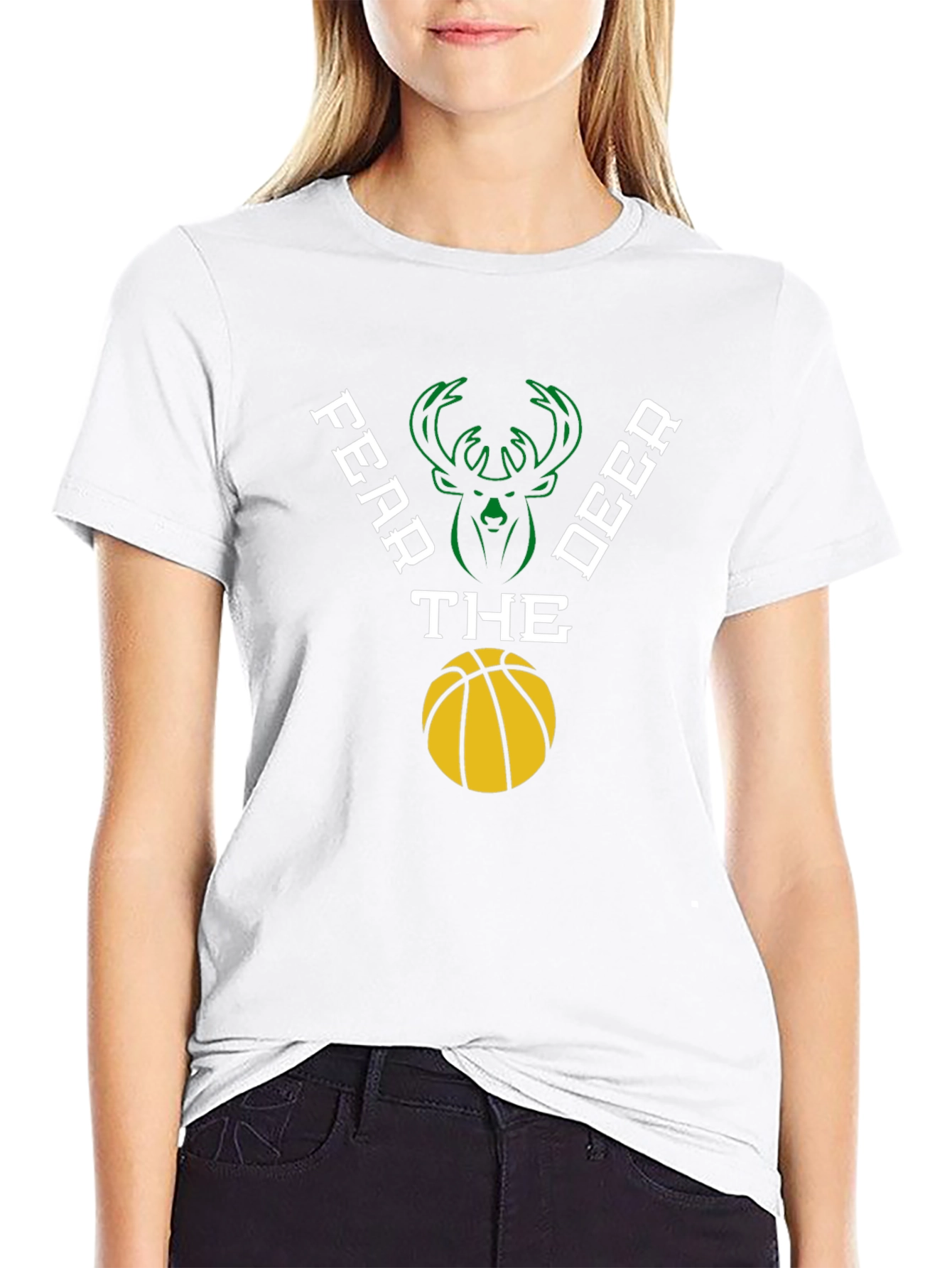 Fear the Deer Basketball T-Shirt