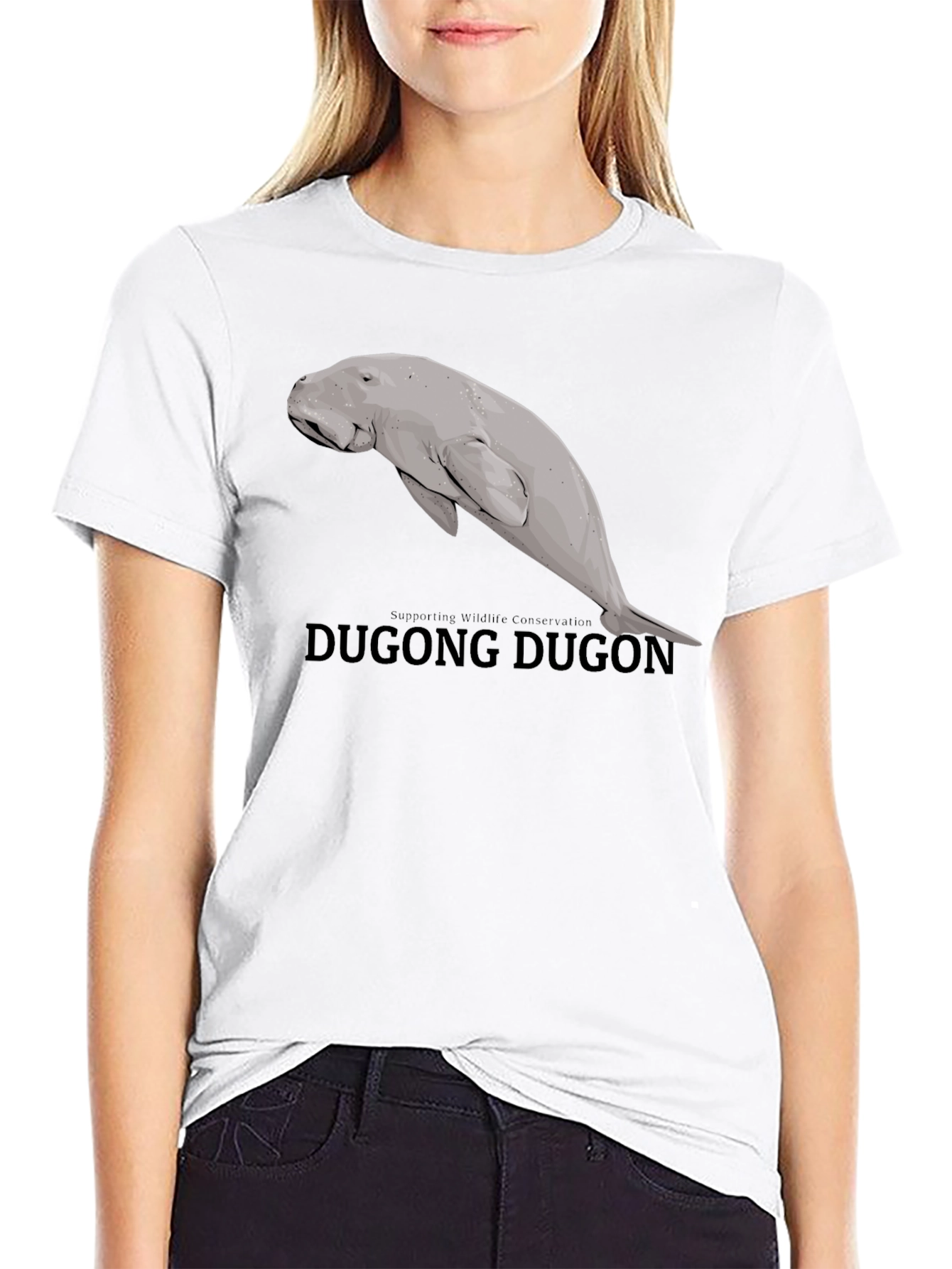 Dugong Graphic Tee - Wildlife Conservation