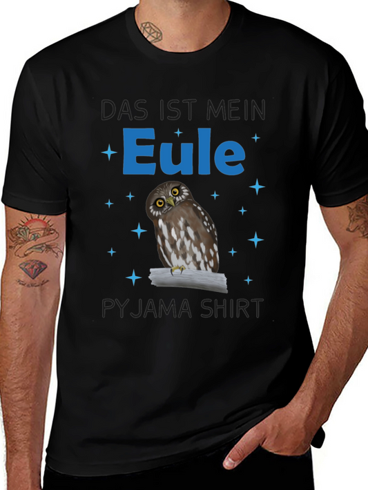 Owl Pyjama Shirt - Das ist Mein Eule