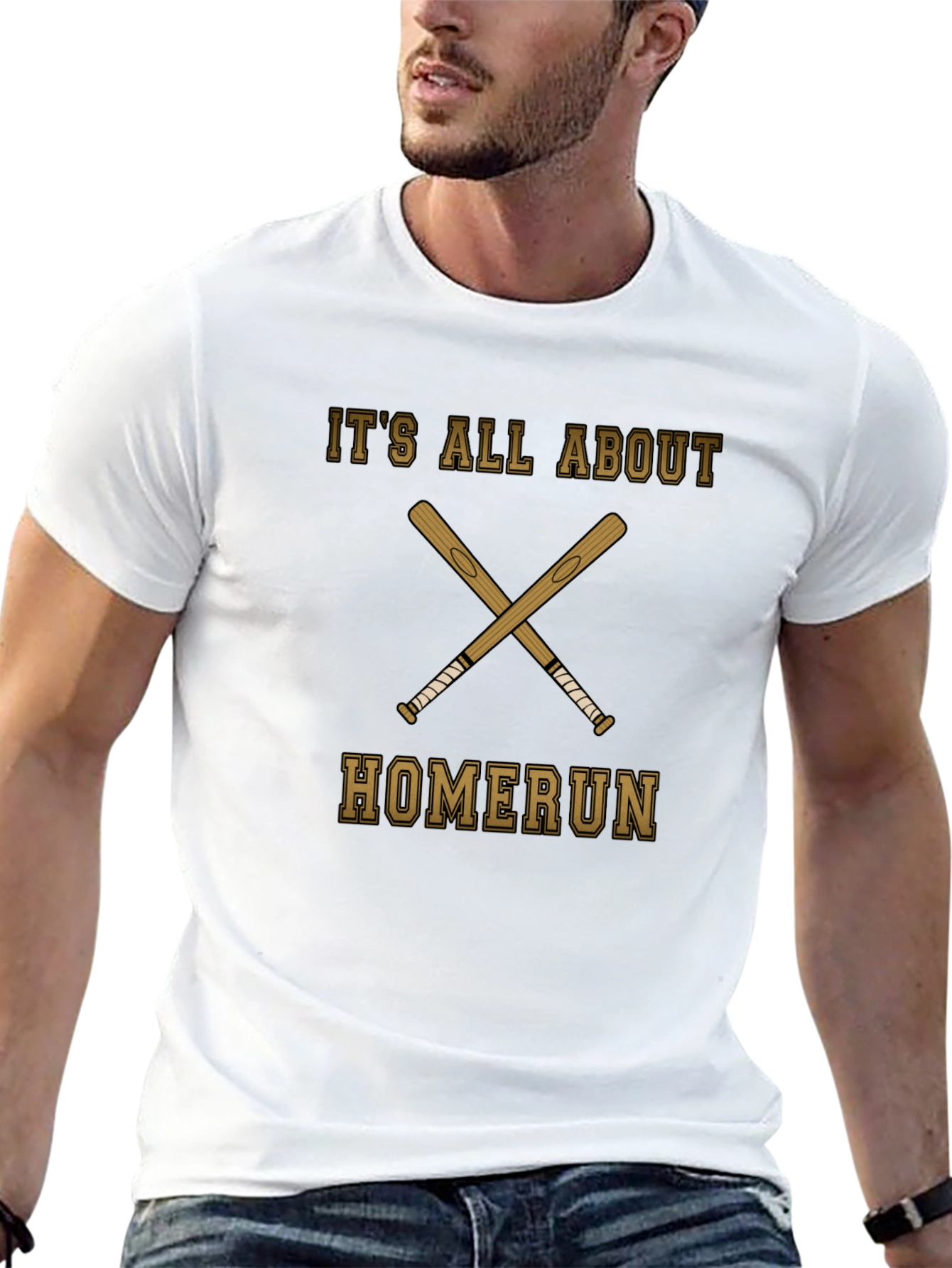 Homerun Baseball T-Shirt for Baseball Fans