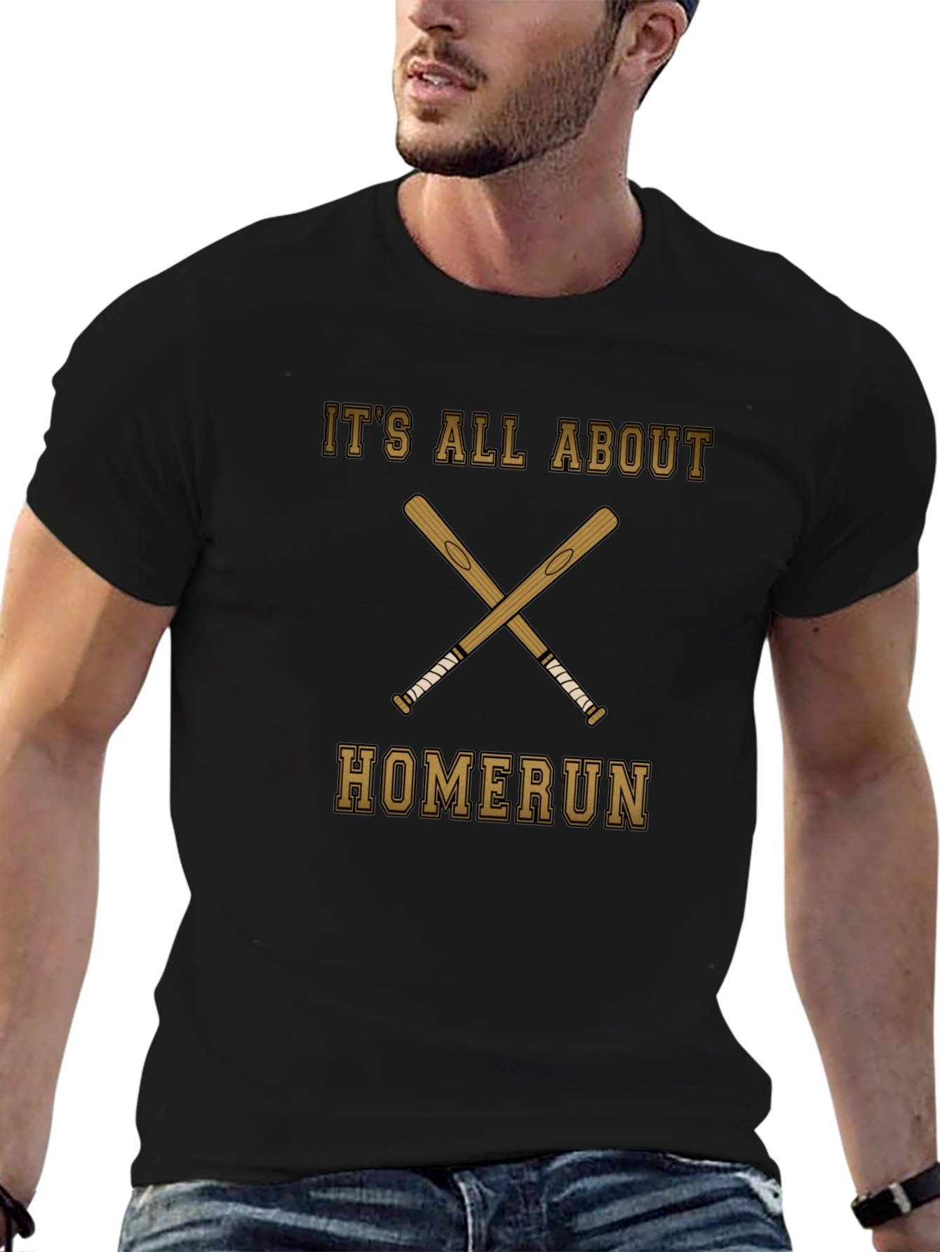Homerun Baseball T-Shirt for Baseball Fans