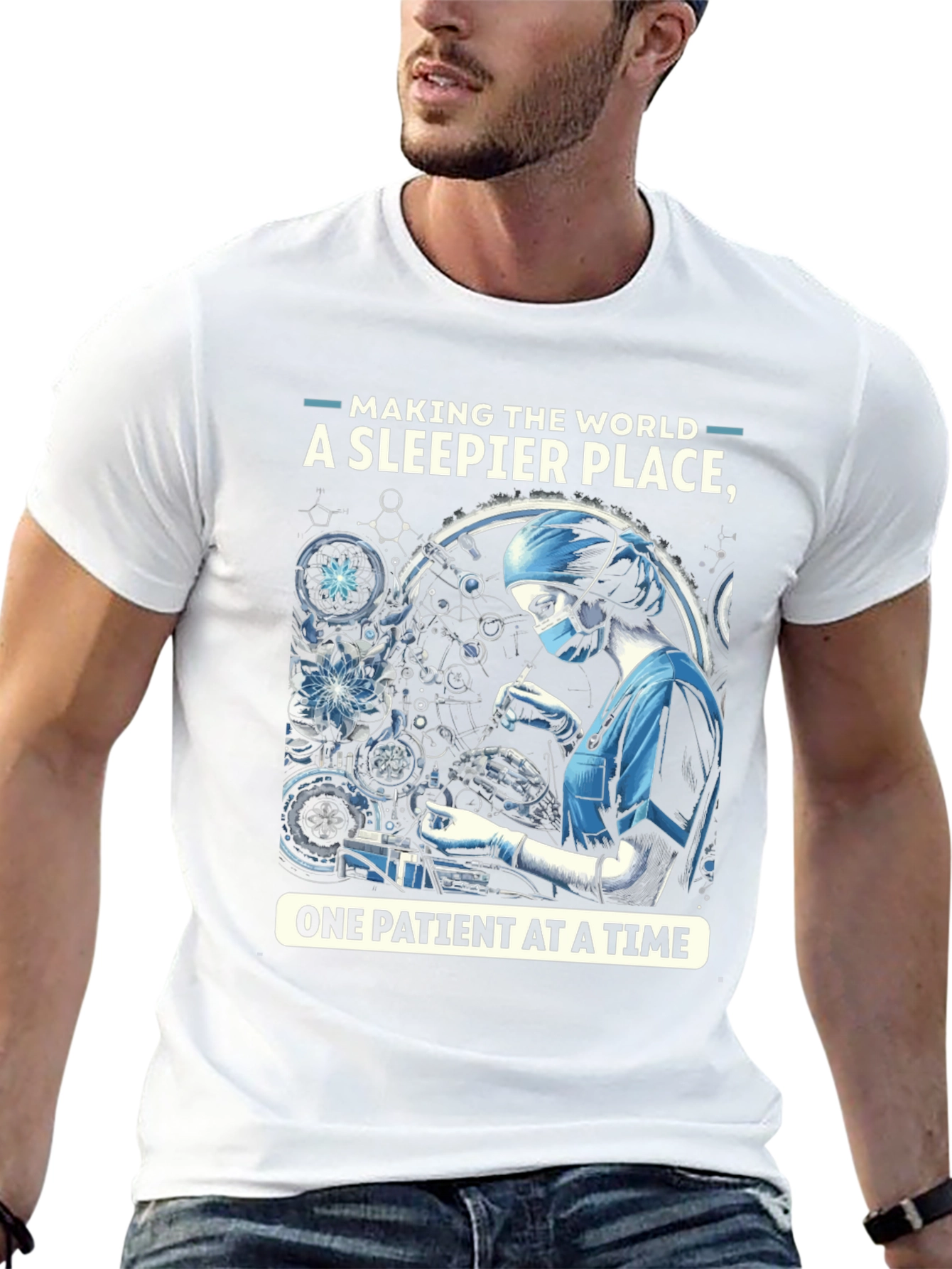 Anesthesia T-Shirt - Making the World Sleeper