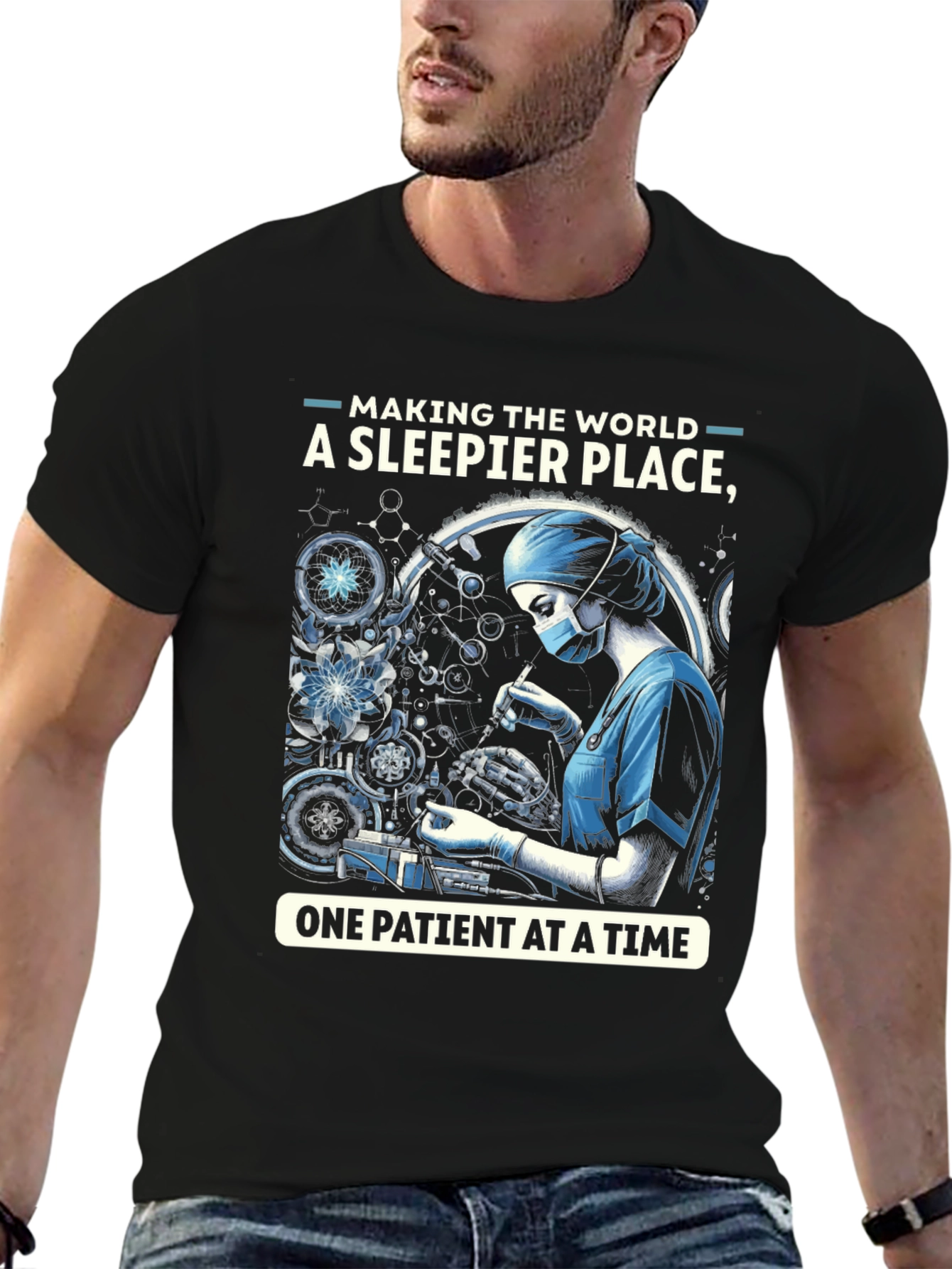 Anesthesia T-Shirt - Making the World Sleeper