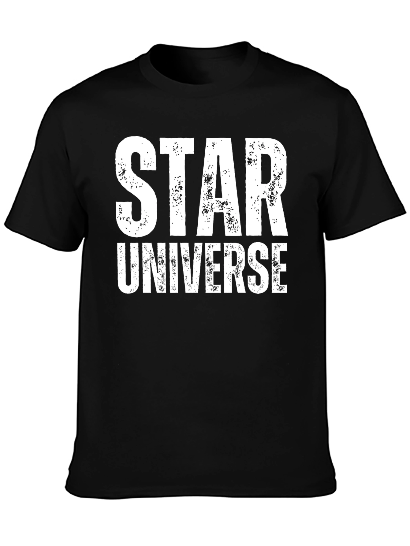 Star Universe Black Graphic T-Shirt