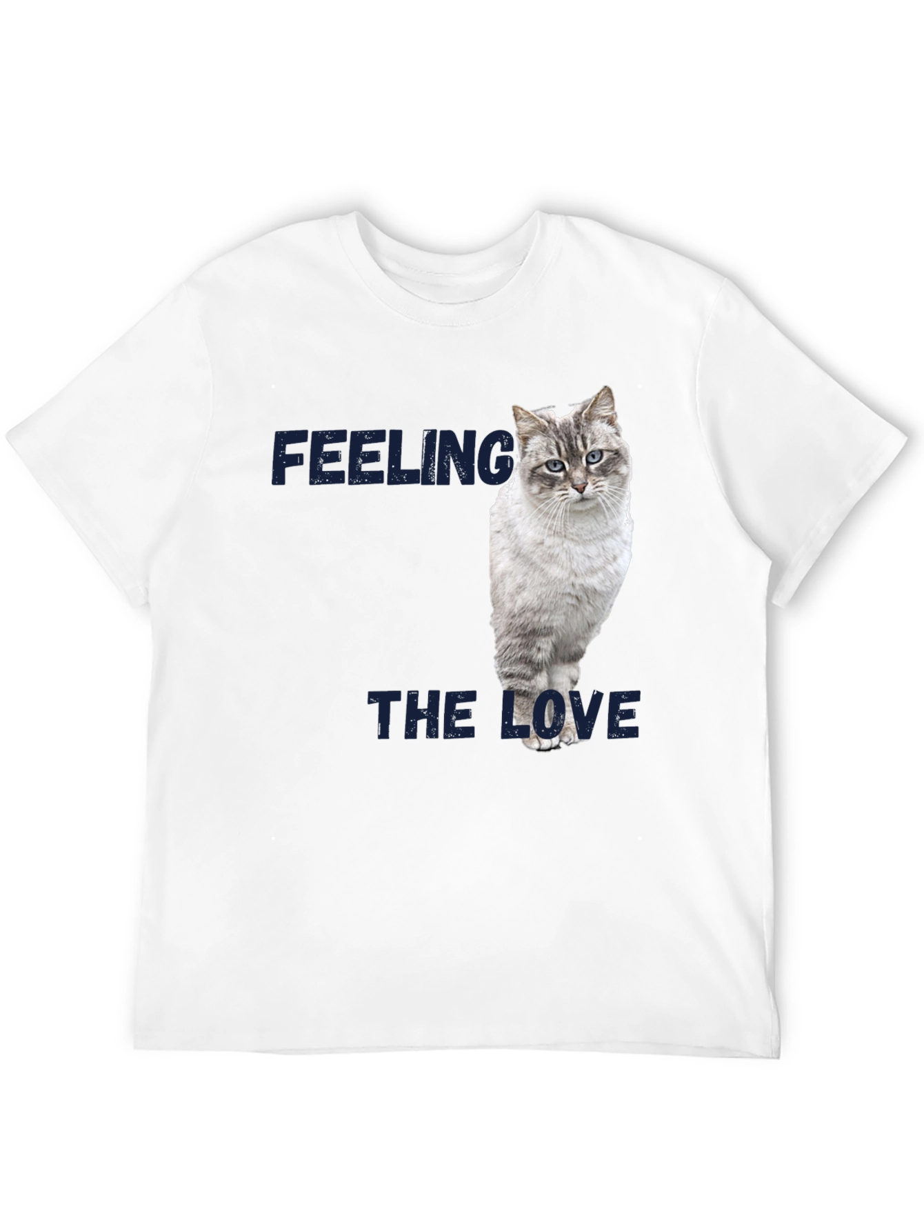 Feeling the Love Cat Graphic T-Shirt