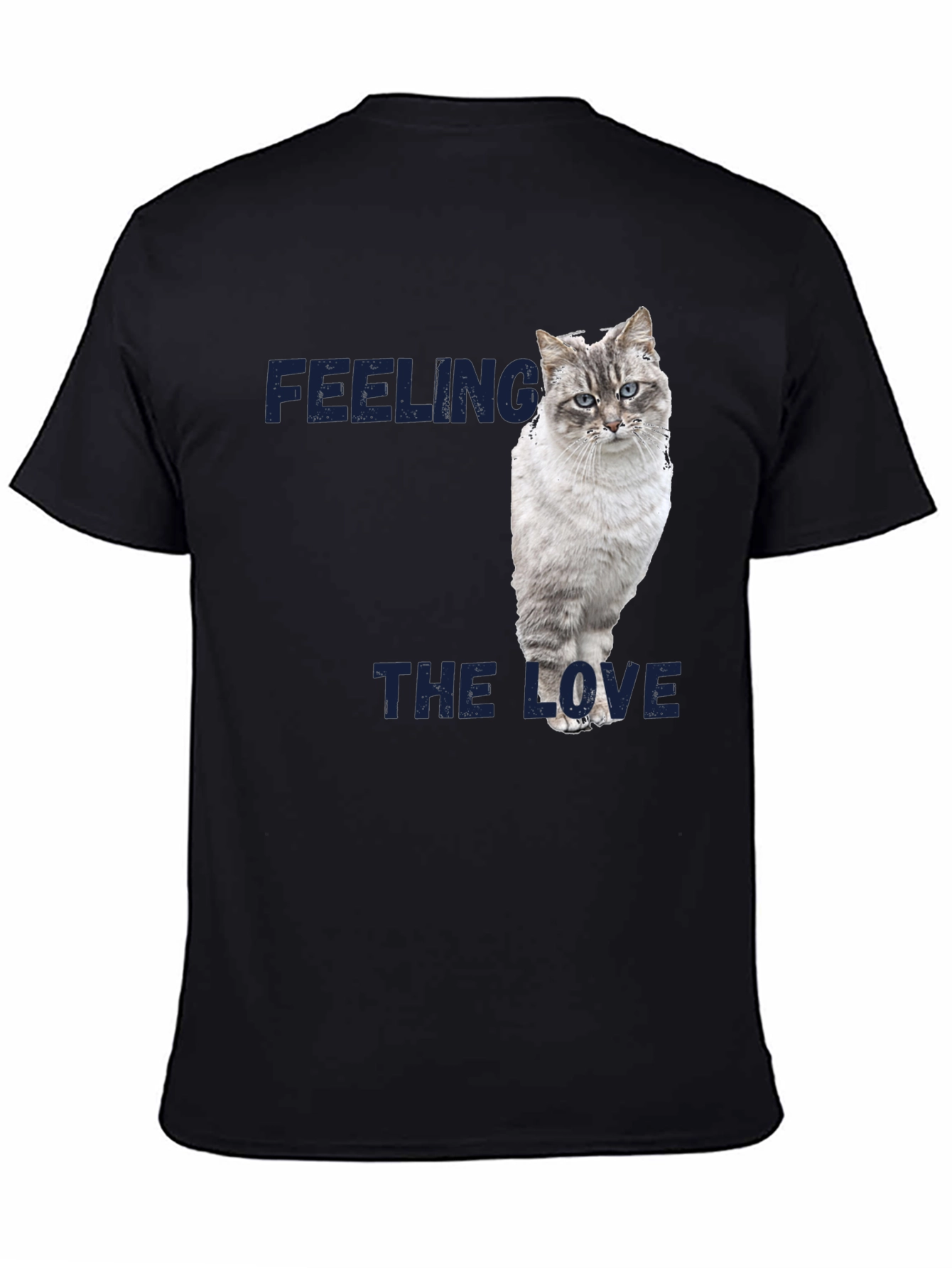 Feeling the Love Cat Graphic T-Shirt