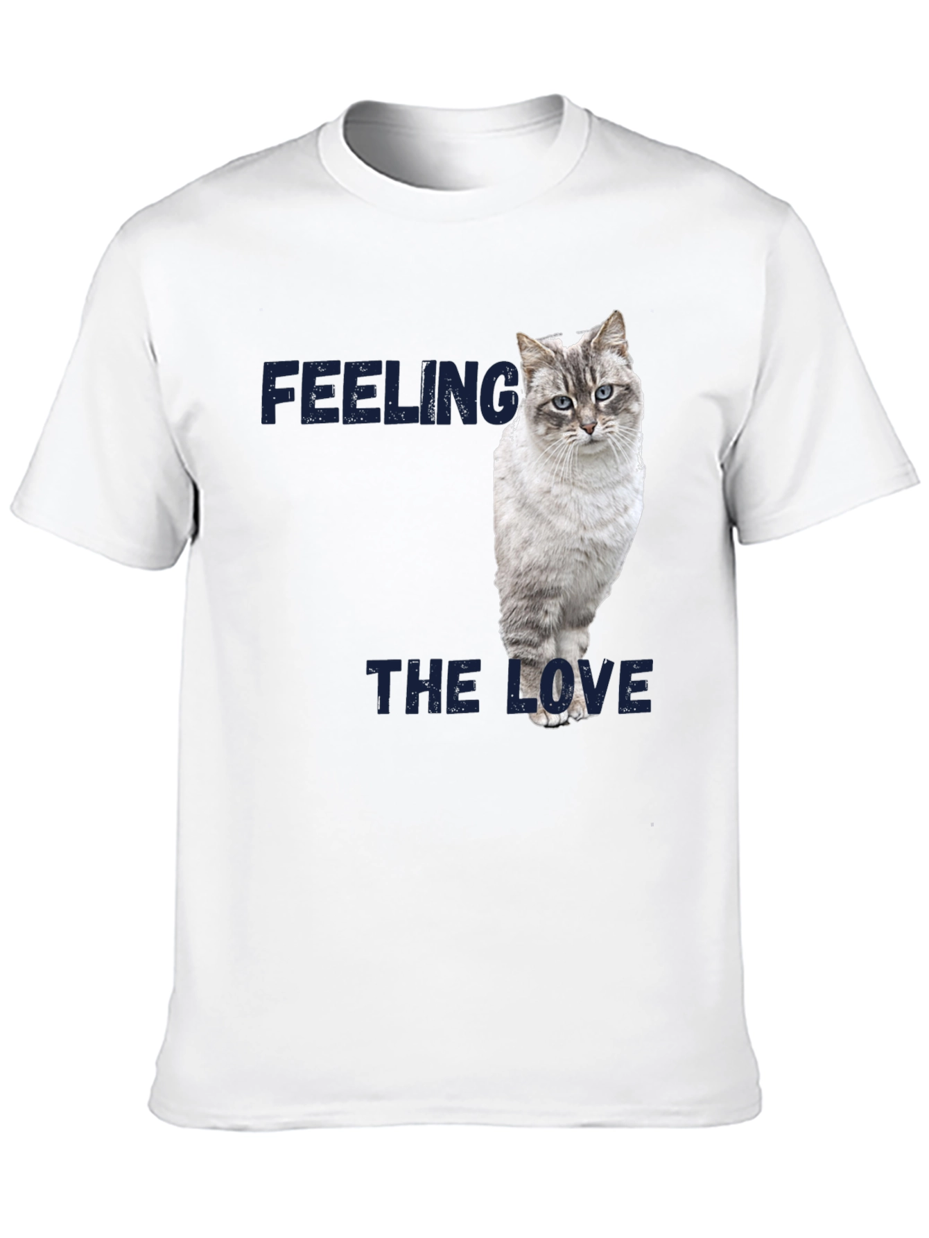 Feeling the Love Cat Graphic T-Shirt