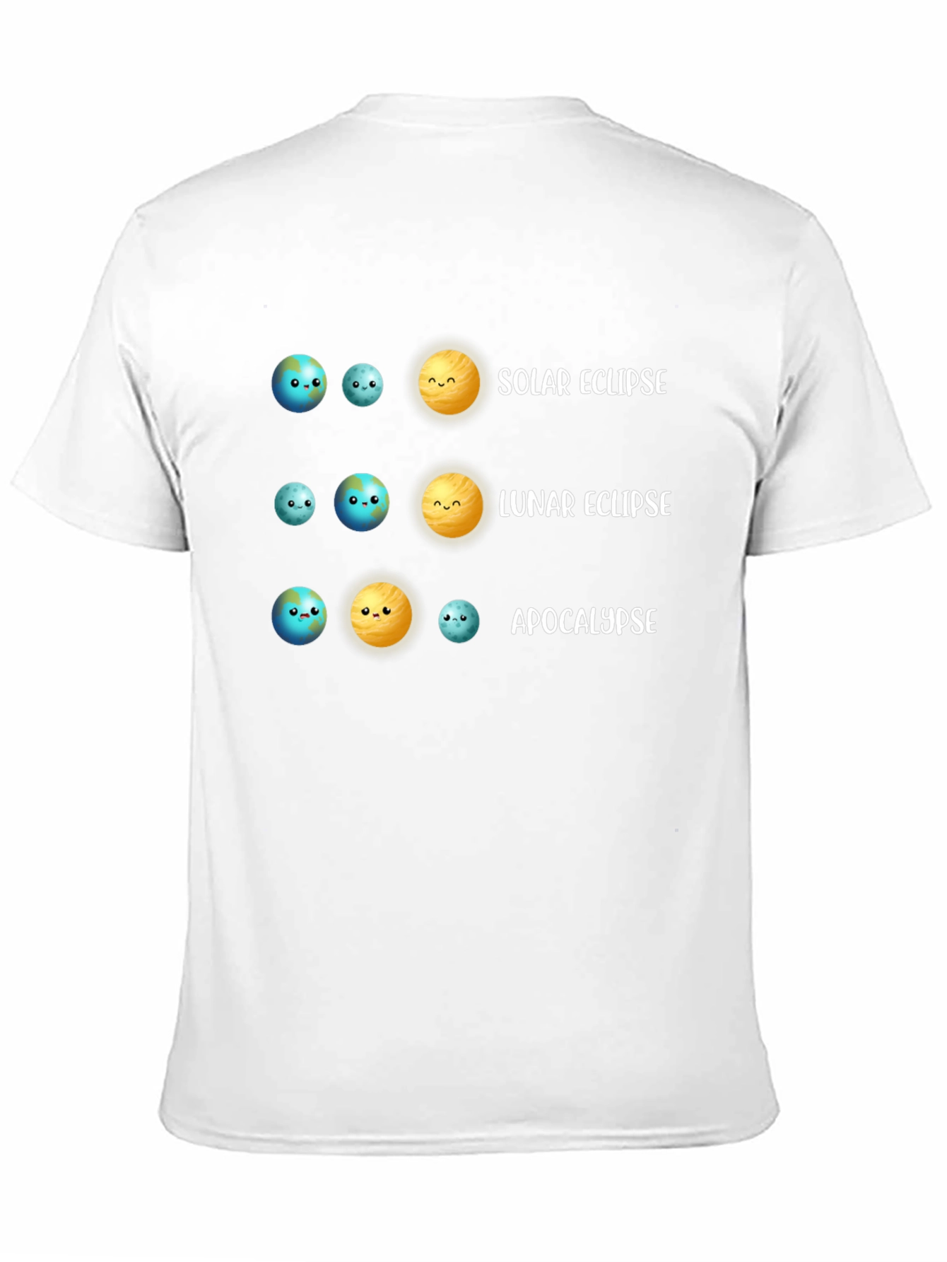 Solar & Lunar Eclipse T-Shirt Astronomy Humor Tee