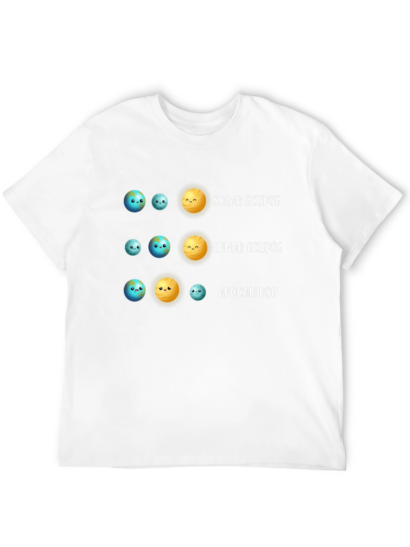 Solar & Lunar Eclipse T-Shirt Astronomy Humor Tee