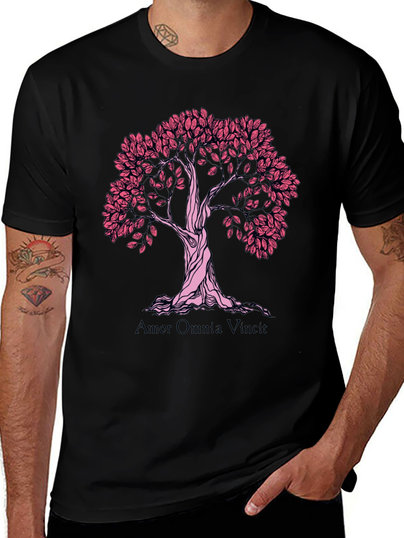 Love Conquers All Tree Graphic Tee