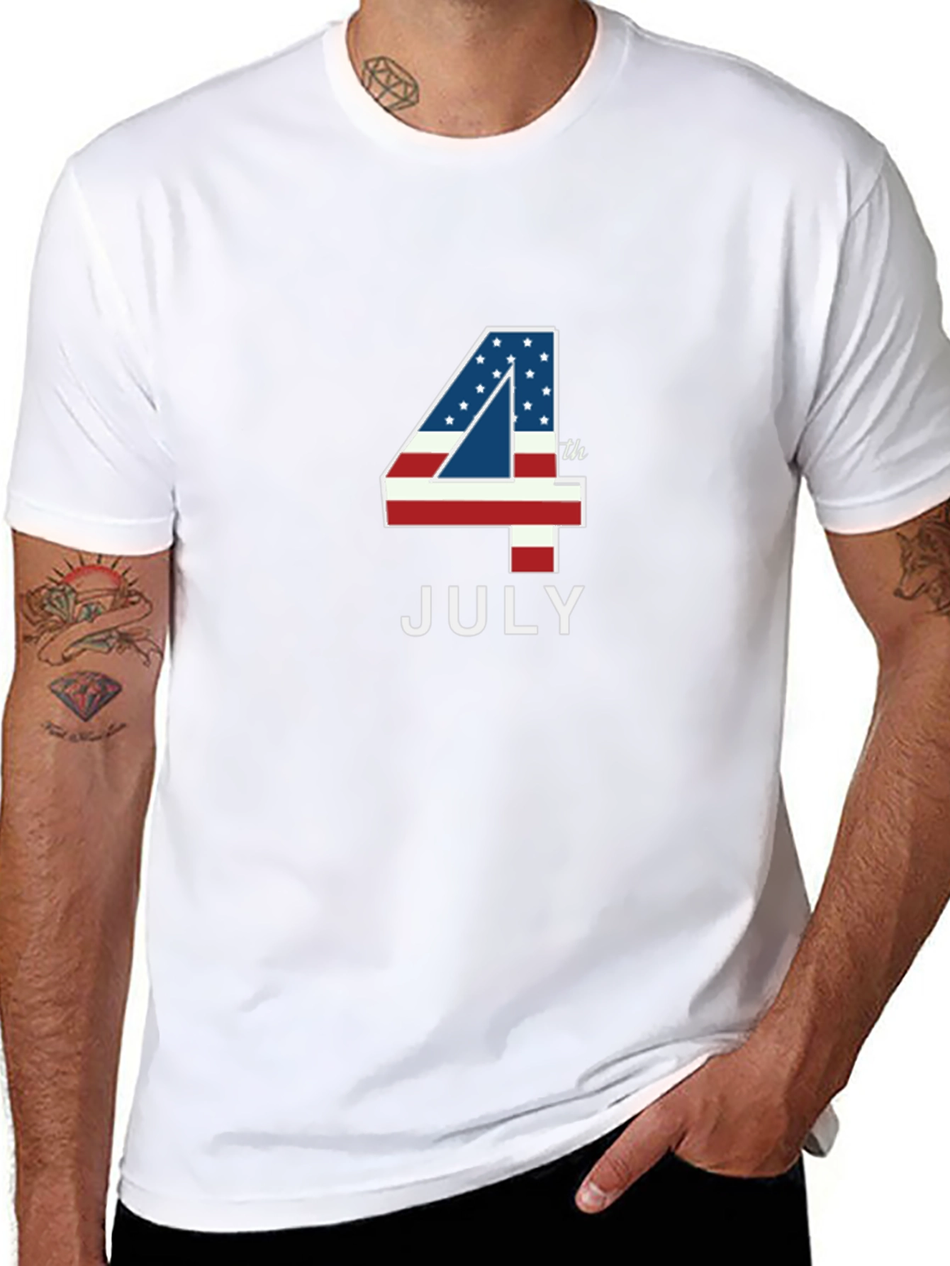 Patriotic 4th of July Graphic Tee