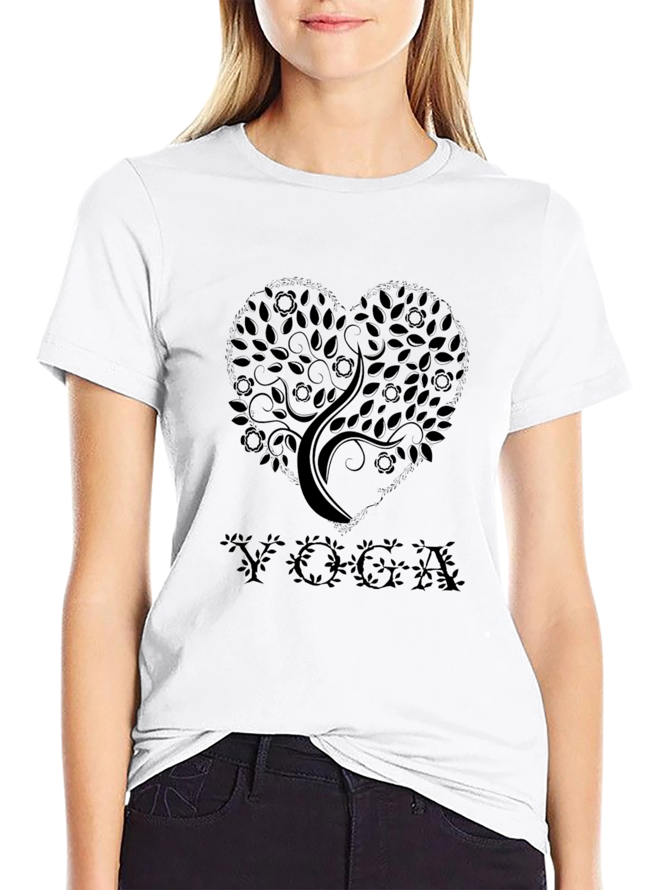 Yoga Tree Graphic Tee - Stylish & Comfortable