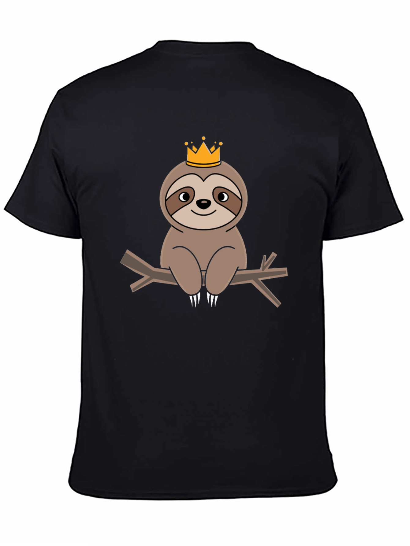 King Sloth T-Shirt - Adorable Cartoon Tee
