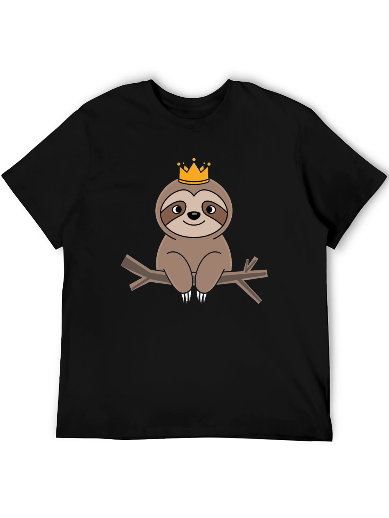 King Sloth T-Shirt - Adorable Cartoon Tee