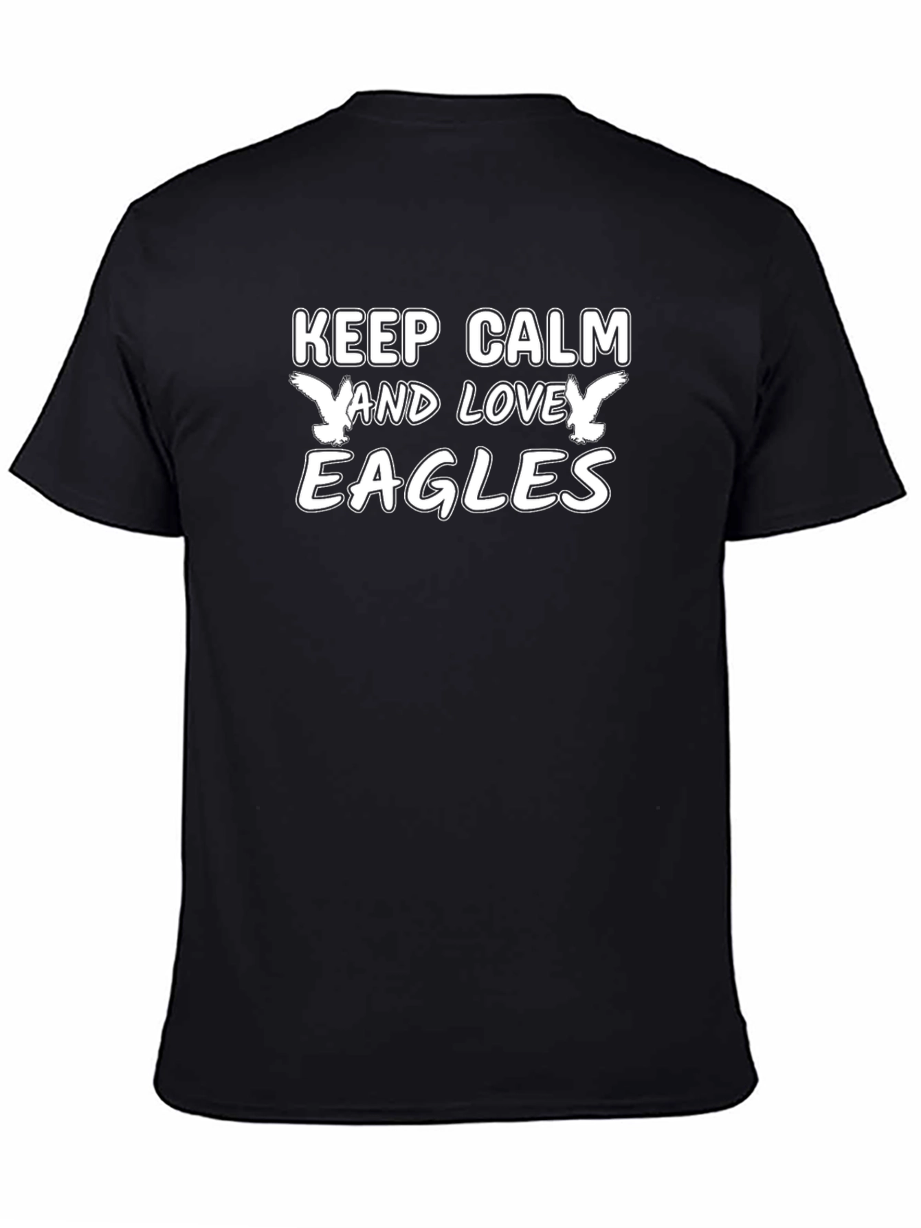 Keep Calm and Love Eagles Graphic T-Shirt