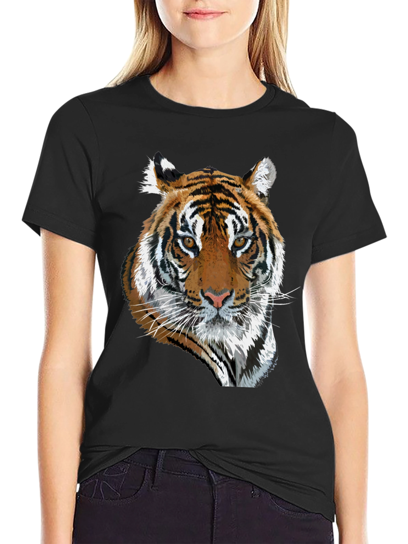Tiger Graphic T-Shirt - Cool Animal Print Tee