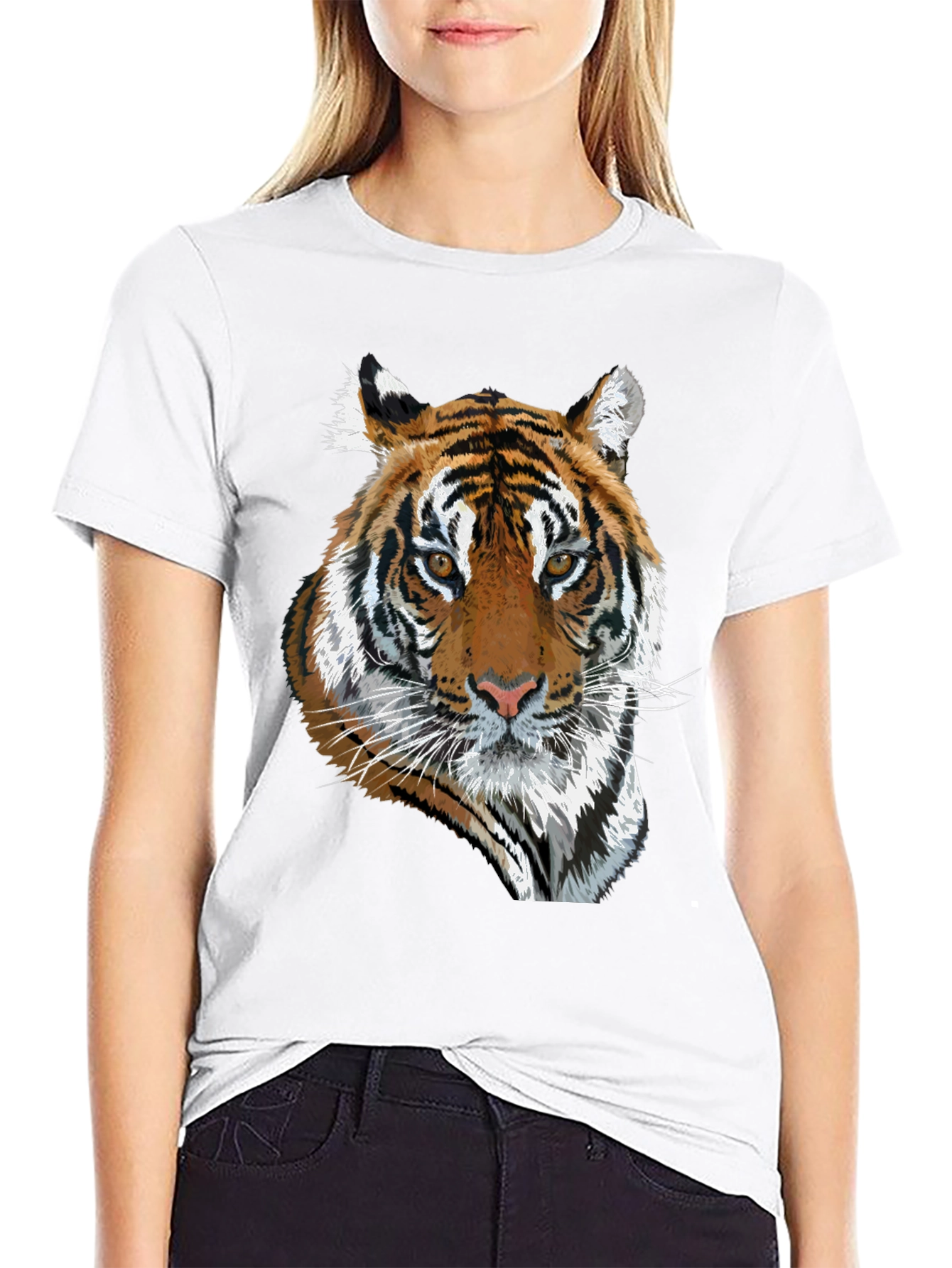 Tiger Graphic T-Shirt - Cool Animal Print Tee