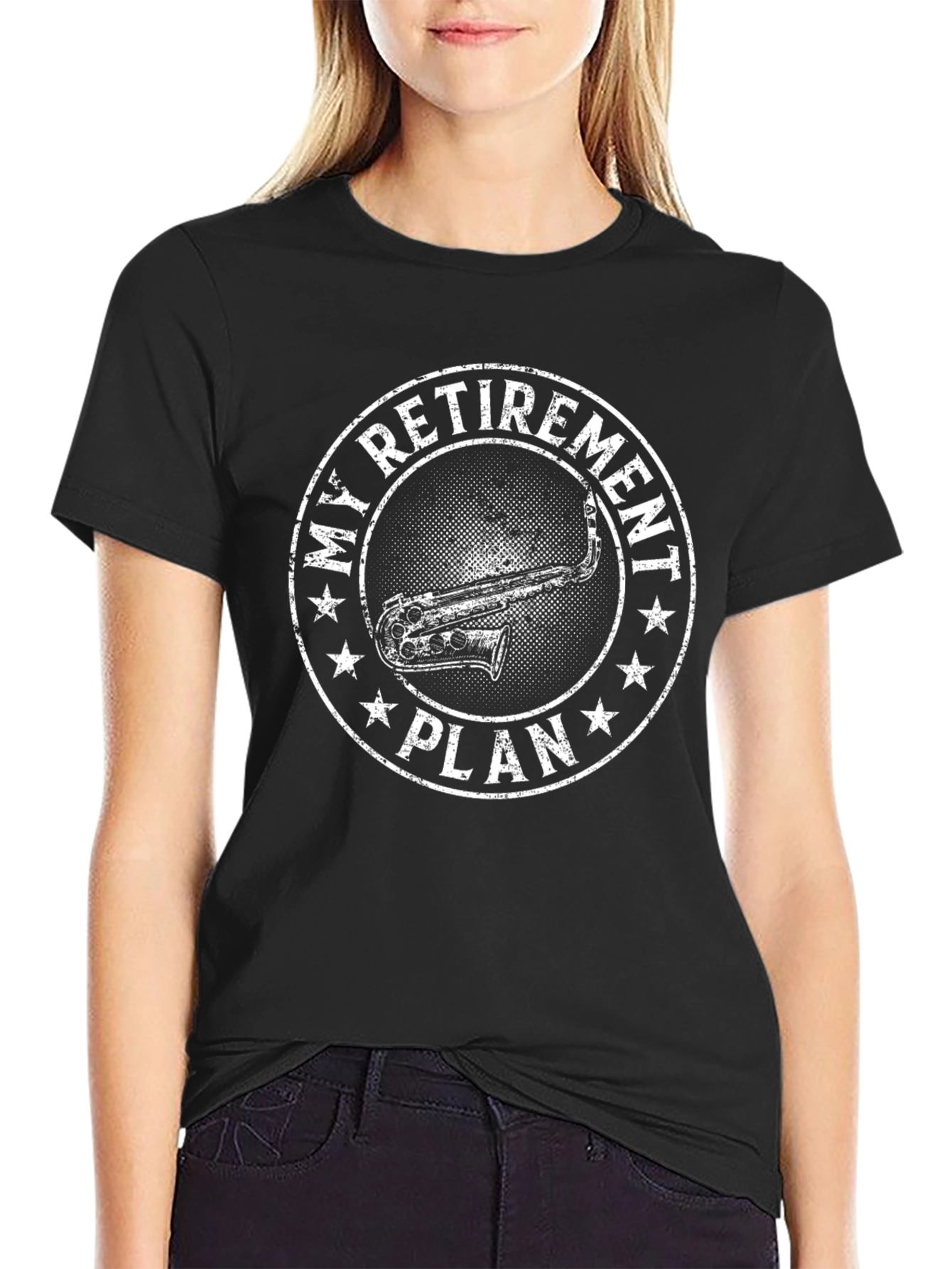 My Retirement Plan Saxophone Graphic T-Shirt