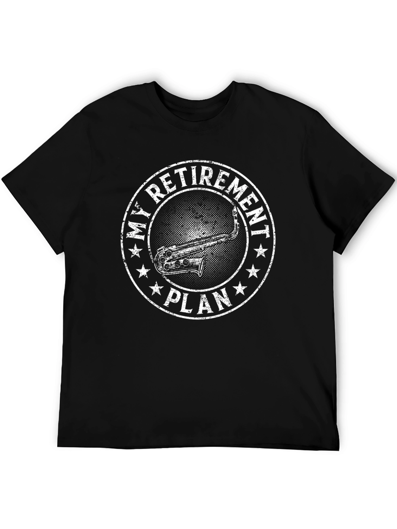 My Retirement Plan Saxophone Graphic T-Shirt