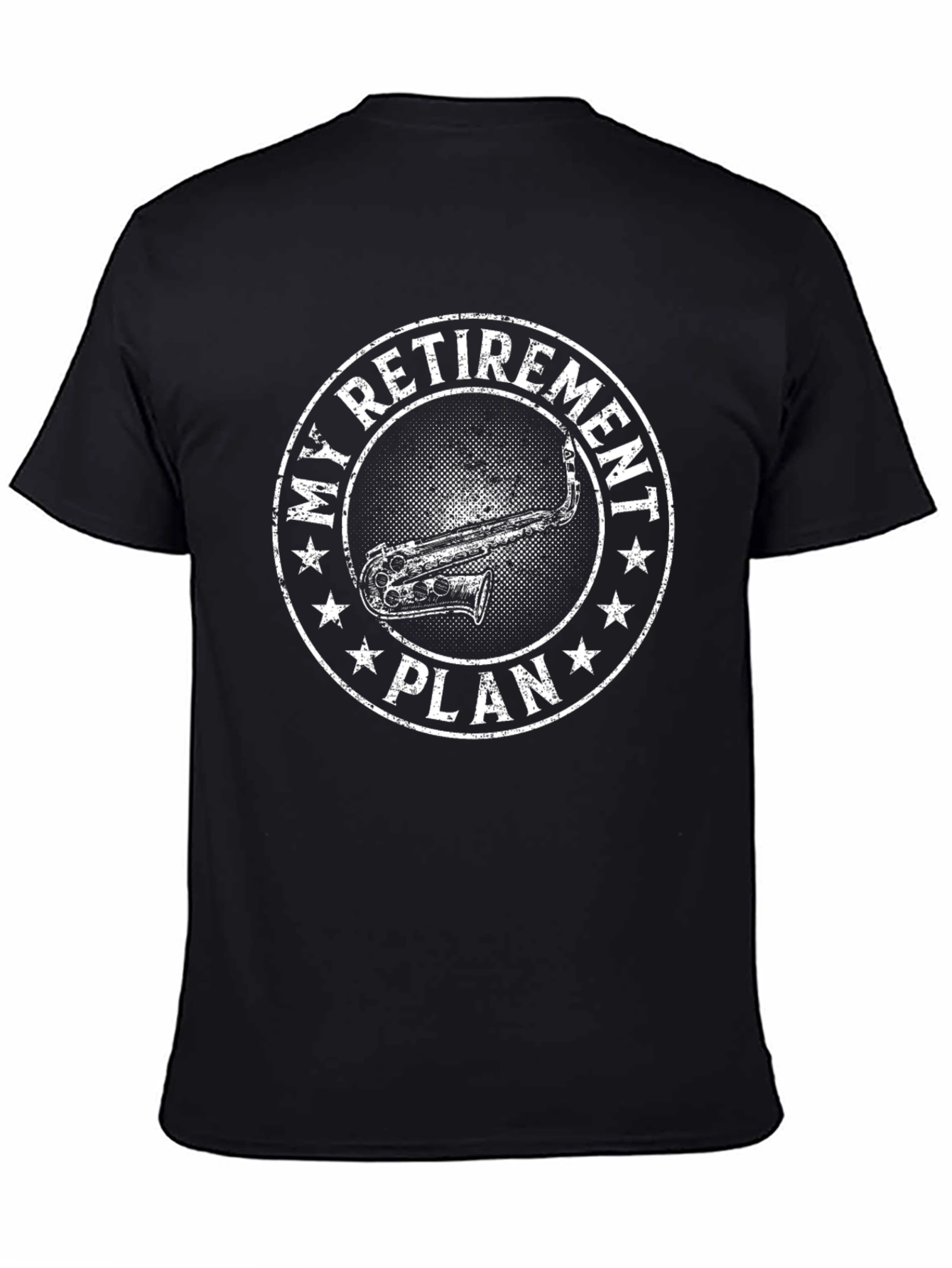 My Retirement Plan Saxophone Graphic T-Shirt