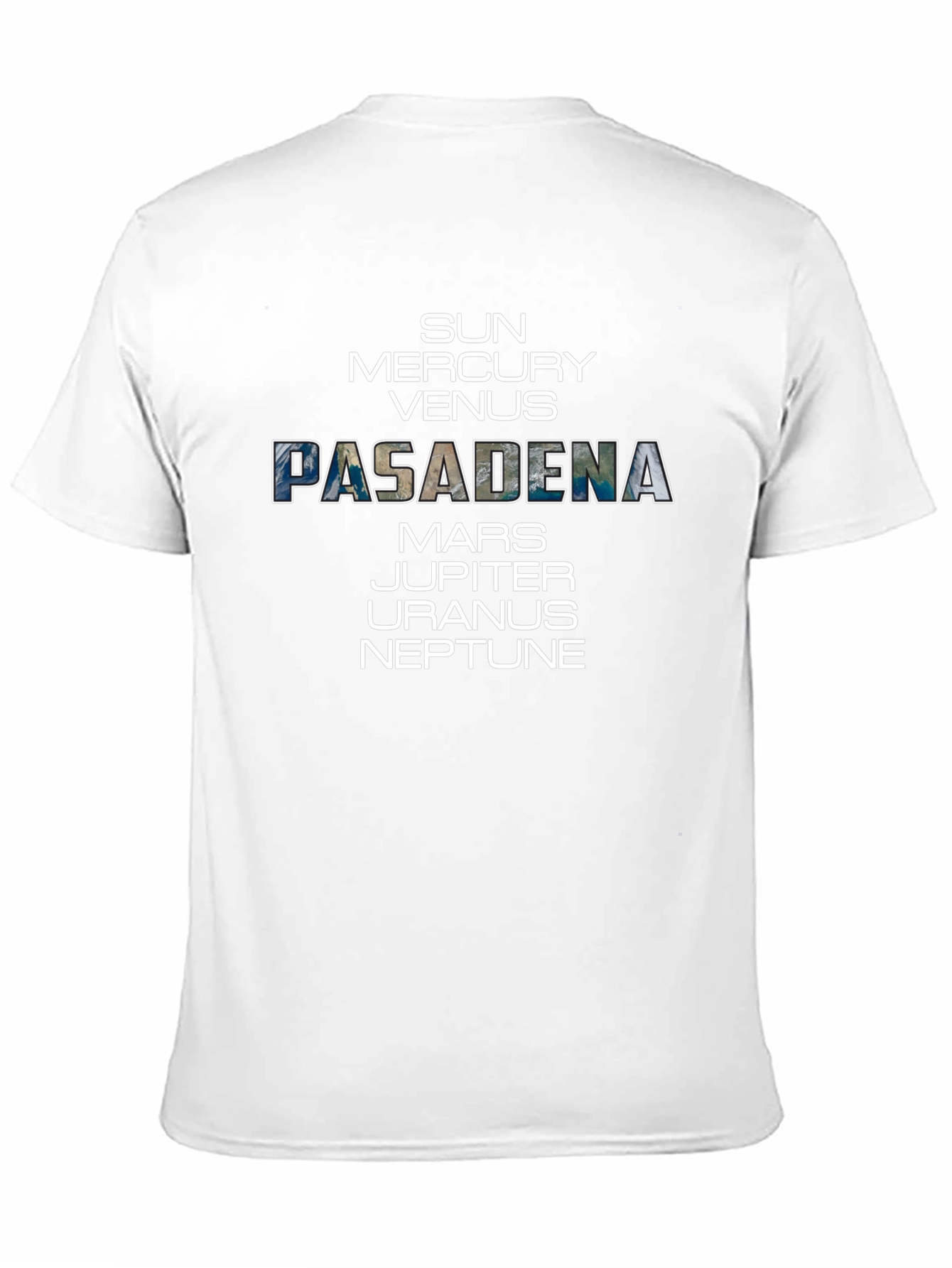 Pasadena Planets Graphic Tee - Space Enthusiast T-Shirt