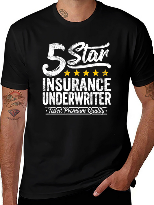 5 Star Insurance Underwriter Premium T-Shirt