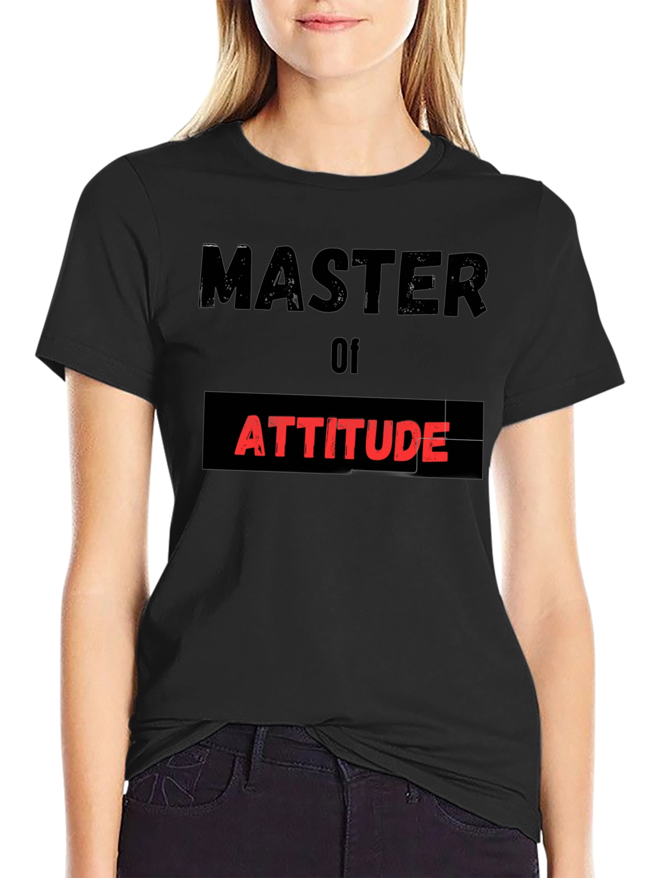 Master of Attitude Black T-Shirt