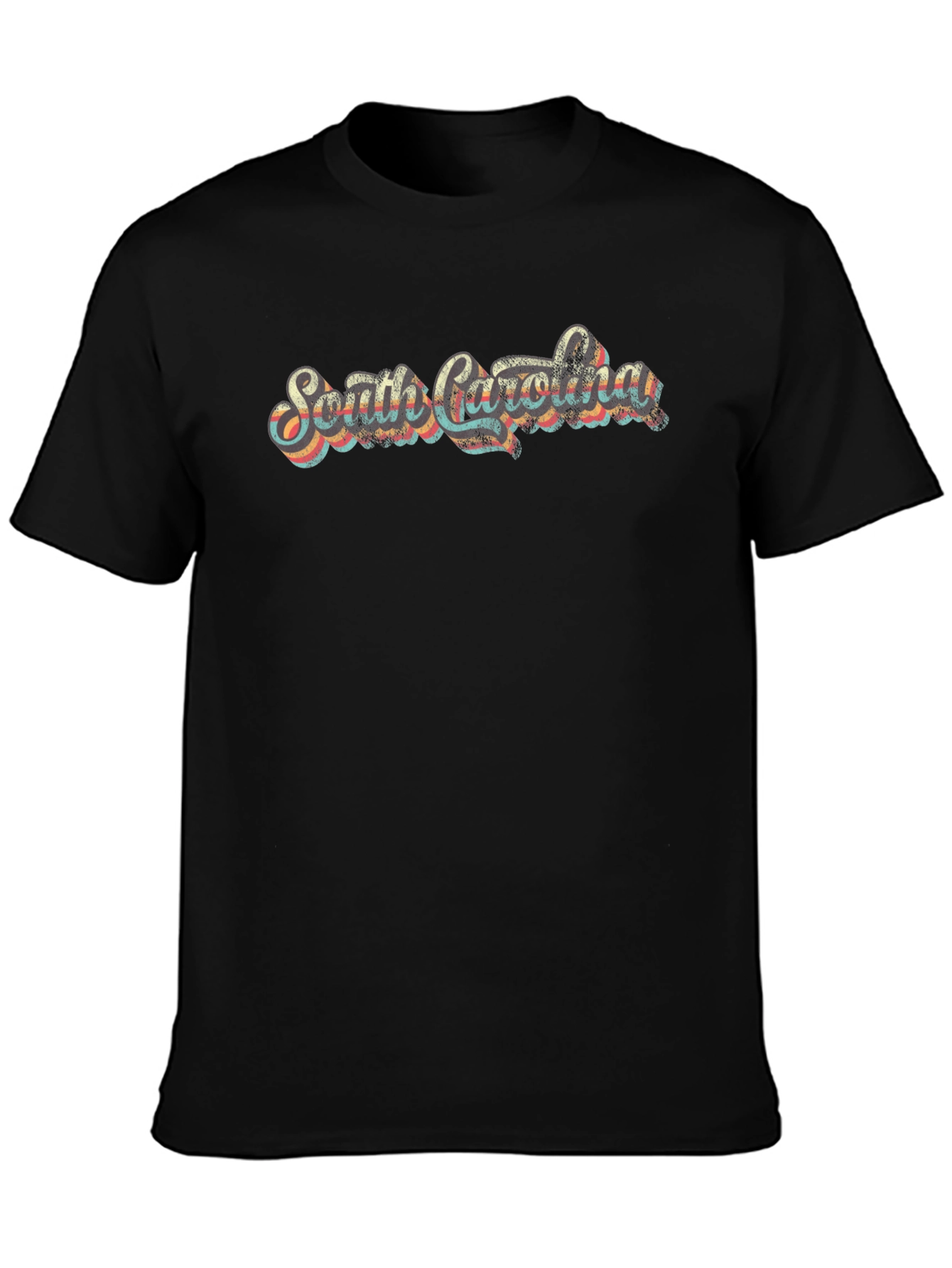 South Carolina Retro Graphic Tee - Black