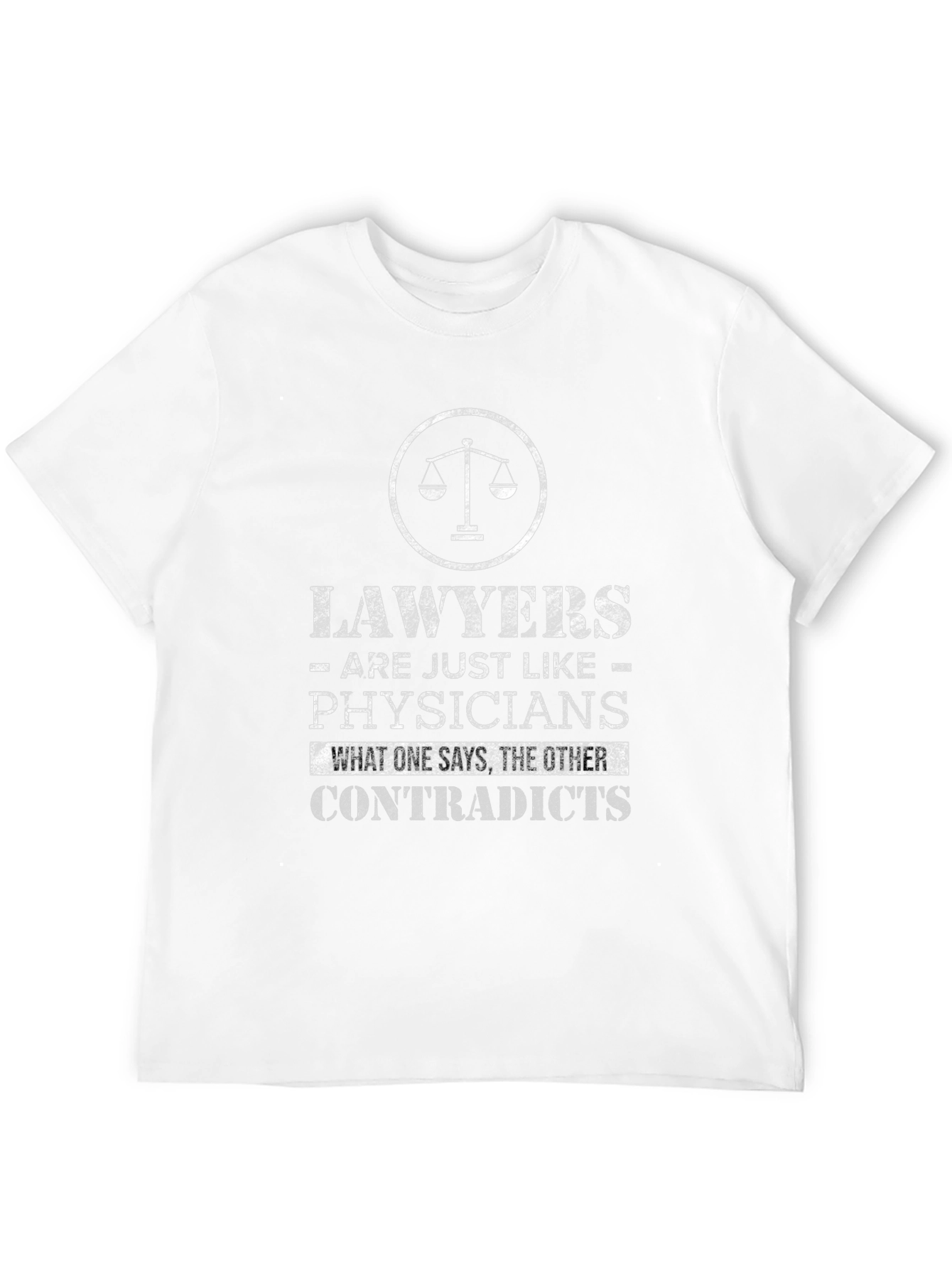 Lawyers vs Physicians Graphic Tee - Funny T-Shirt