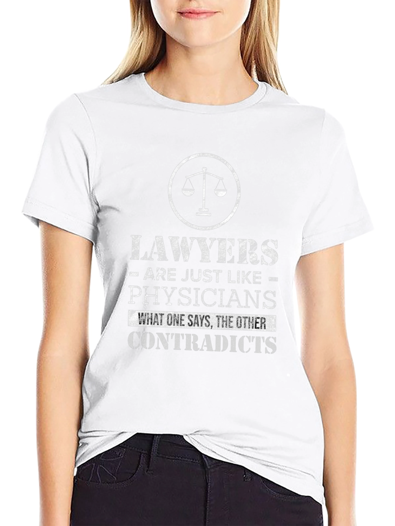 Lawyers vs Physicians Graphic Tee - Funny T-Shirt