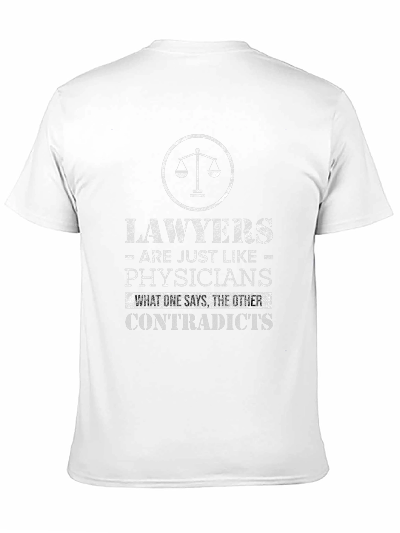 Lawyers vs Physicians Graphic Tee - Funny T-Shirt