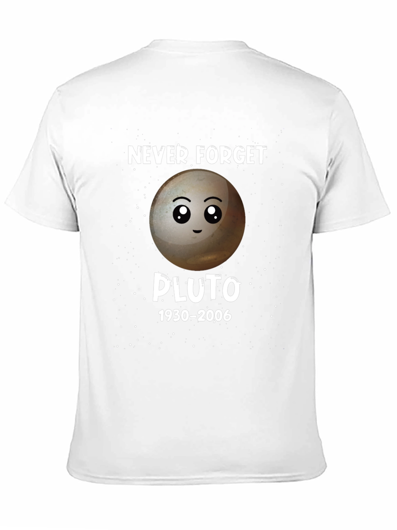 Never Forget Pluto T-Shirt - Astronomy Space Tee