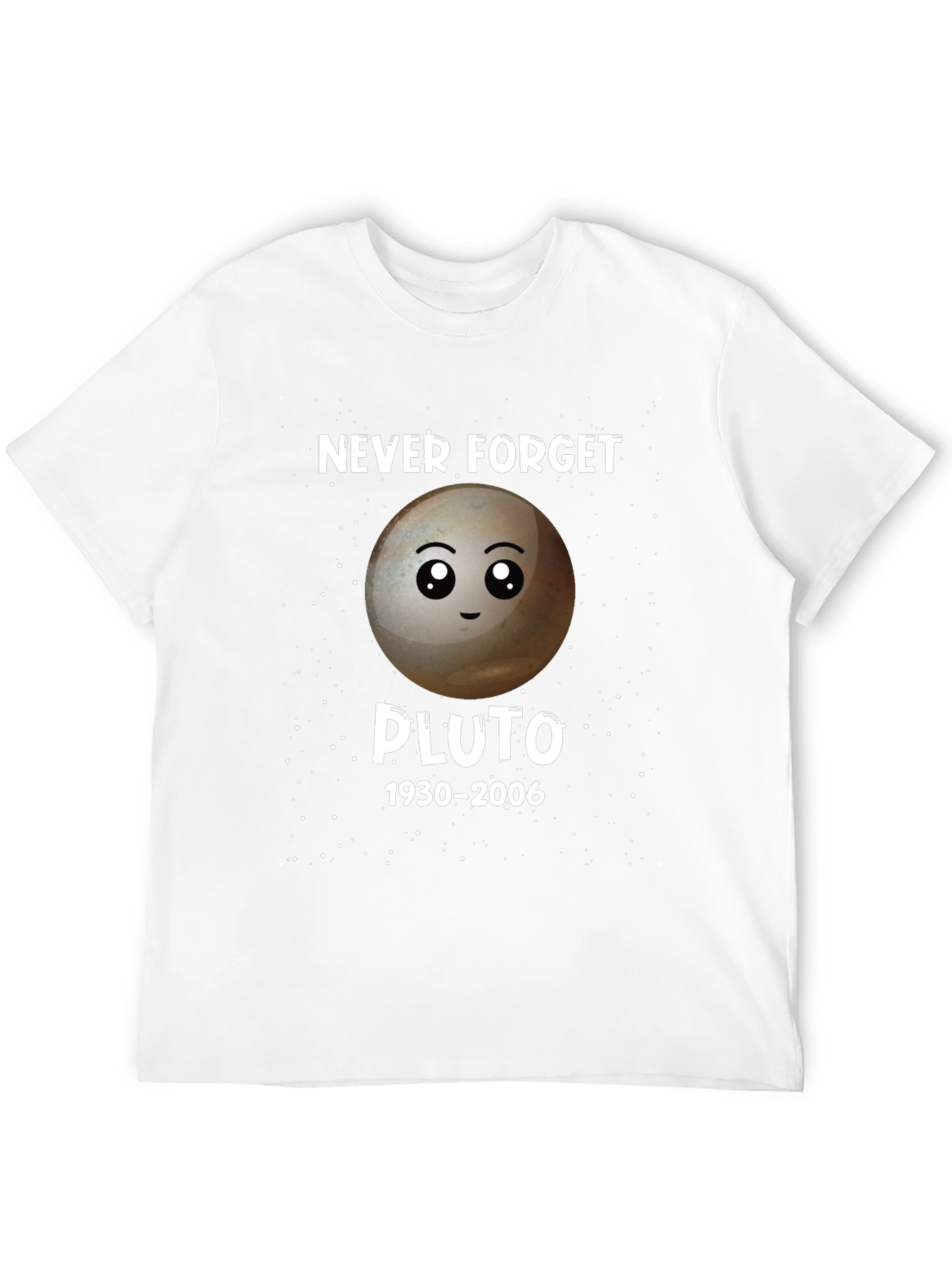 Never Forget Pluto T-Shirt - Astronomy Space Tee