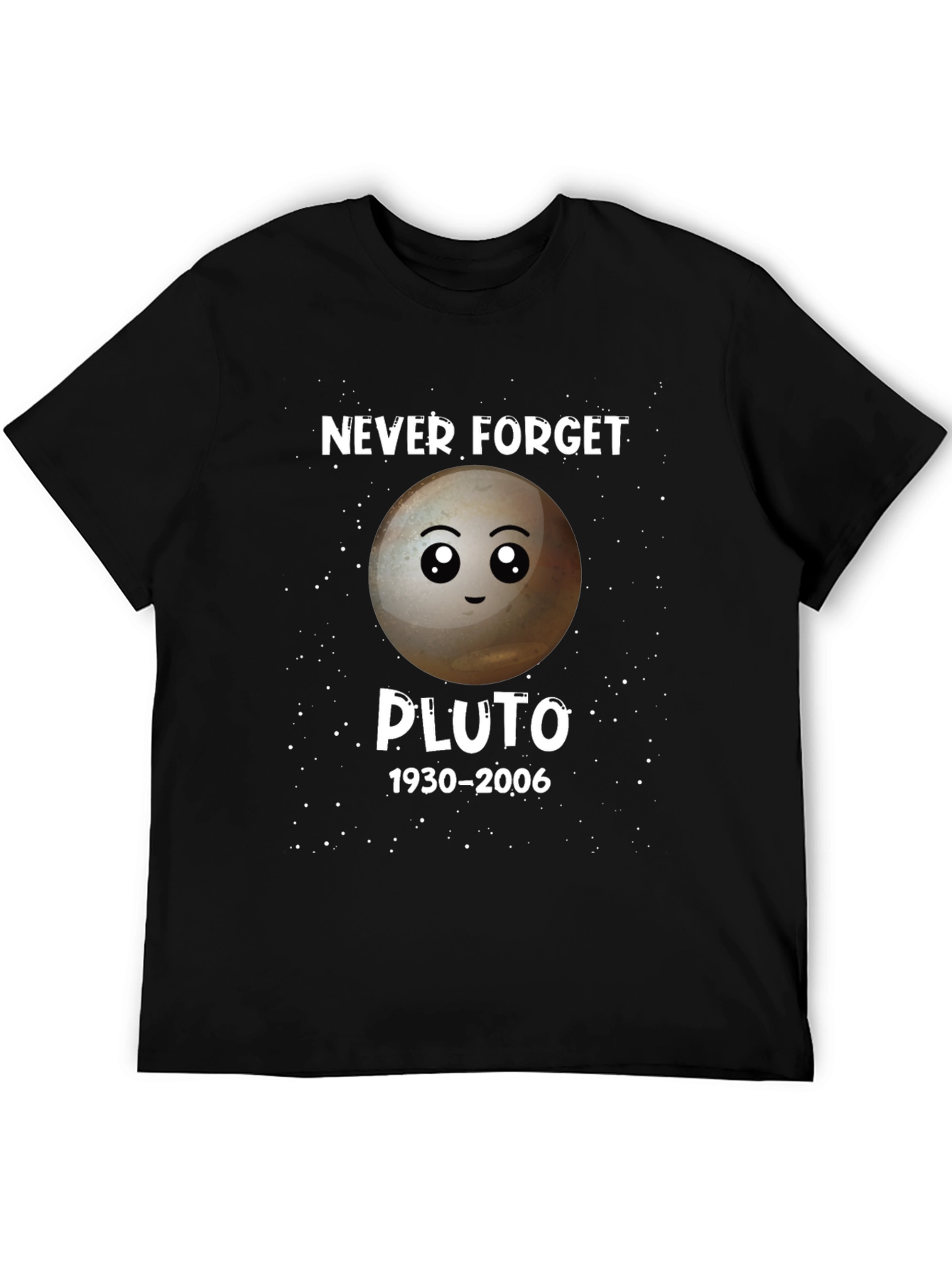 Never Forget Pluto T-Shirt - Astronomy Space Tee