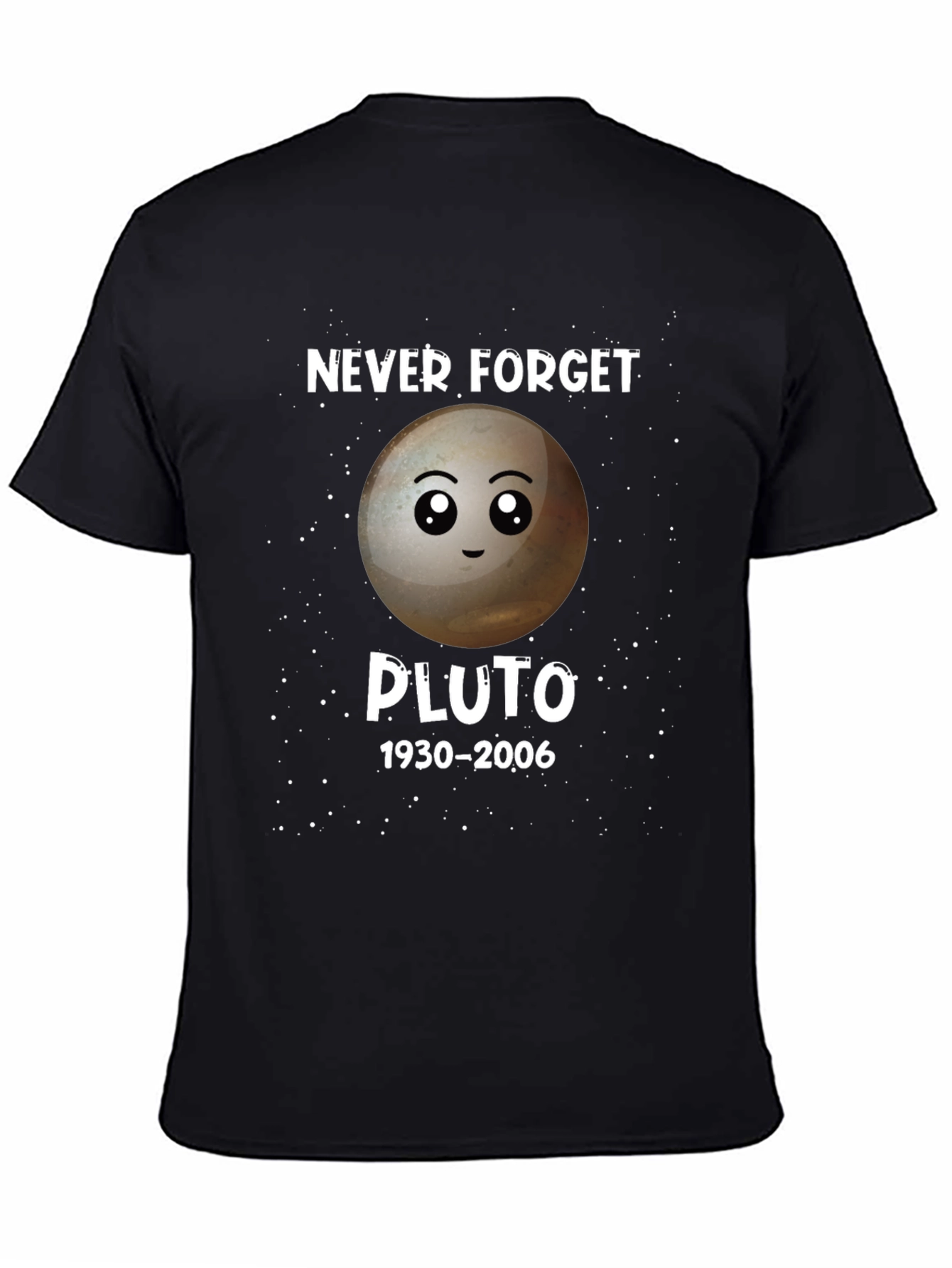 Never Forget Pluto T-Shirt - Astronomy Space Tee